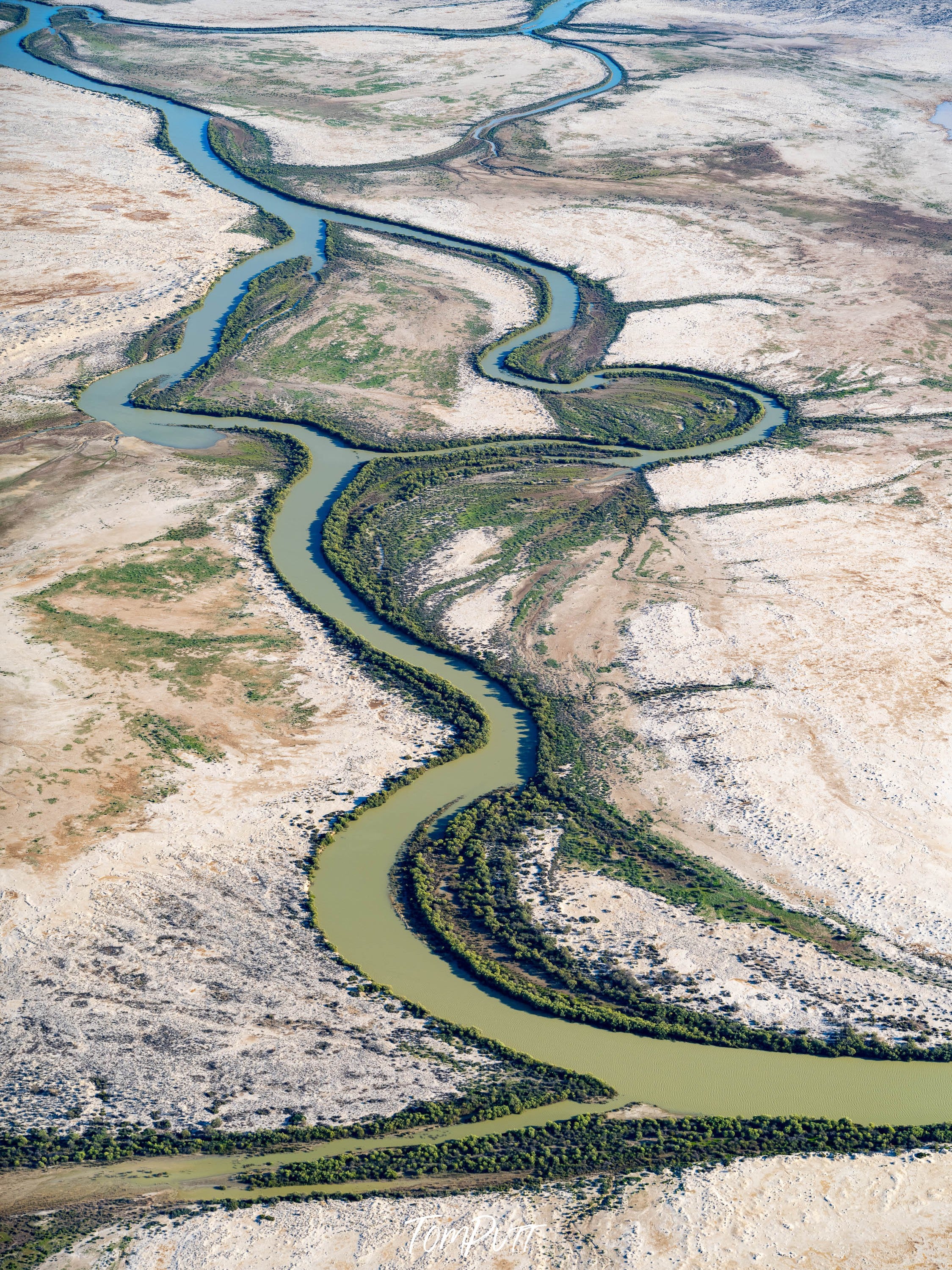 The Warbuton Creek, Lake Eyre, SA