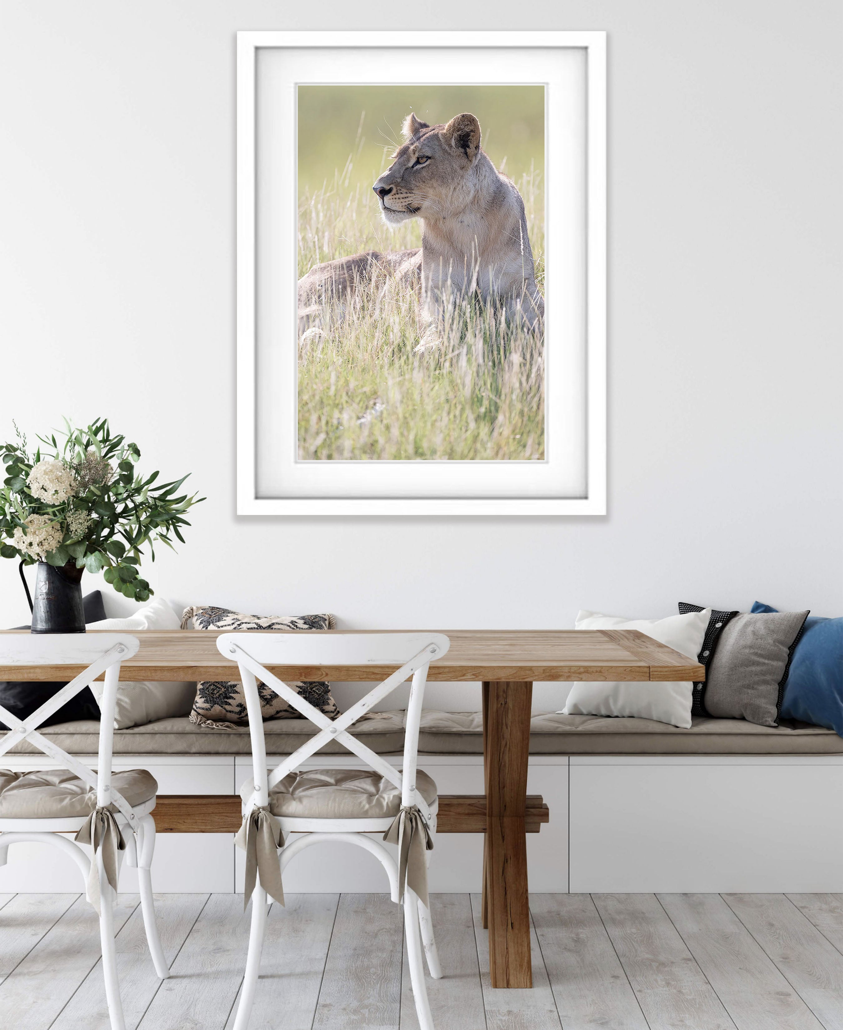 Lioness portrait, Okavango Delta, Botswana