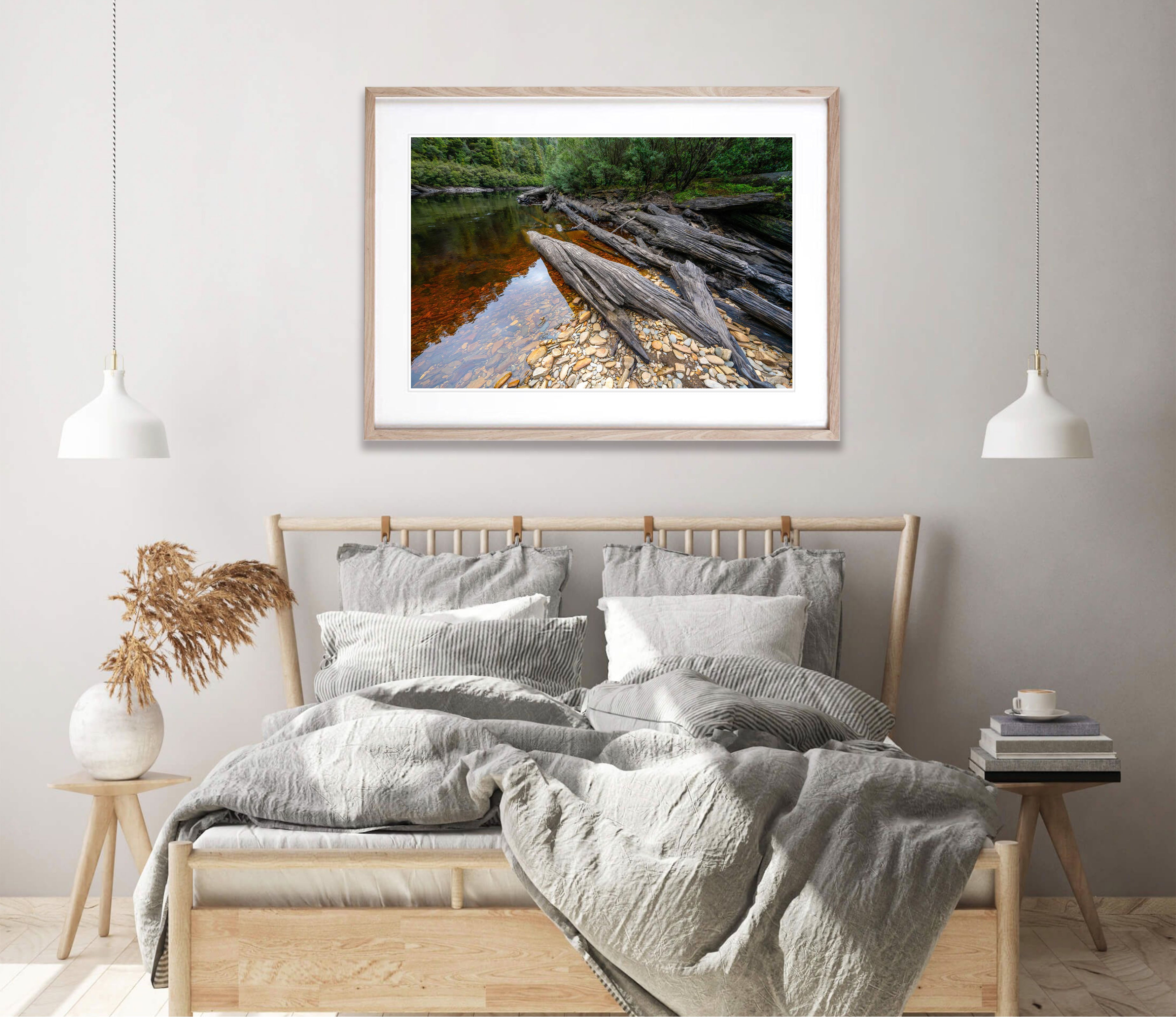 Logs on the The Franklin River No.5, Tasmania