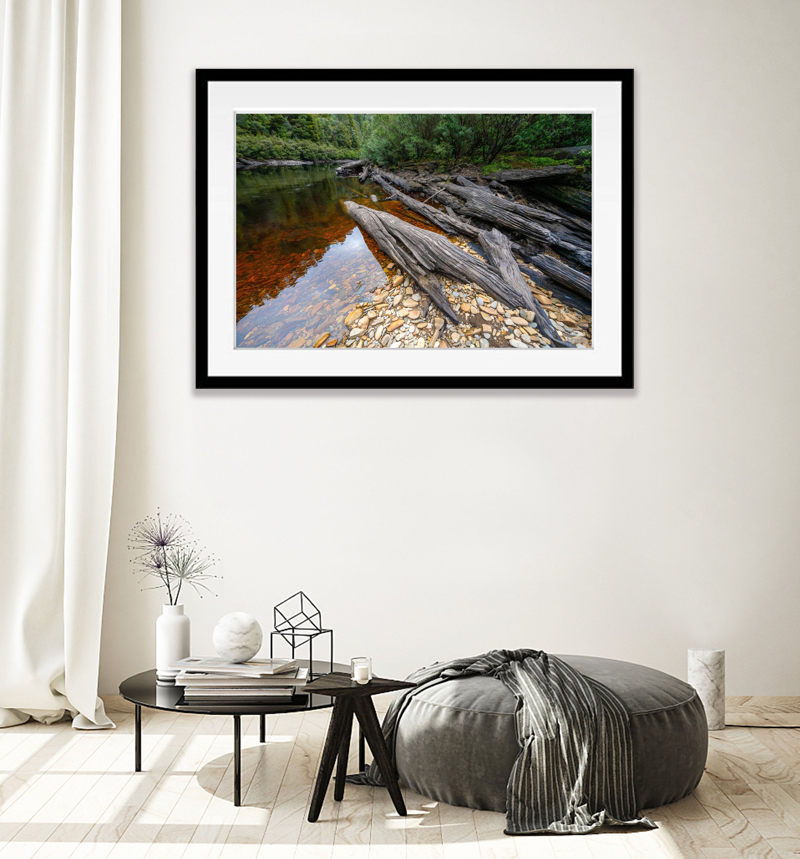 Logs on the The Franklin River No.5, Tasmania