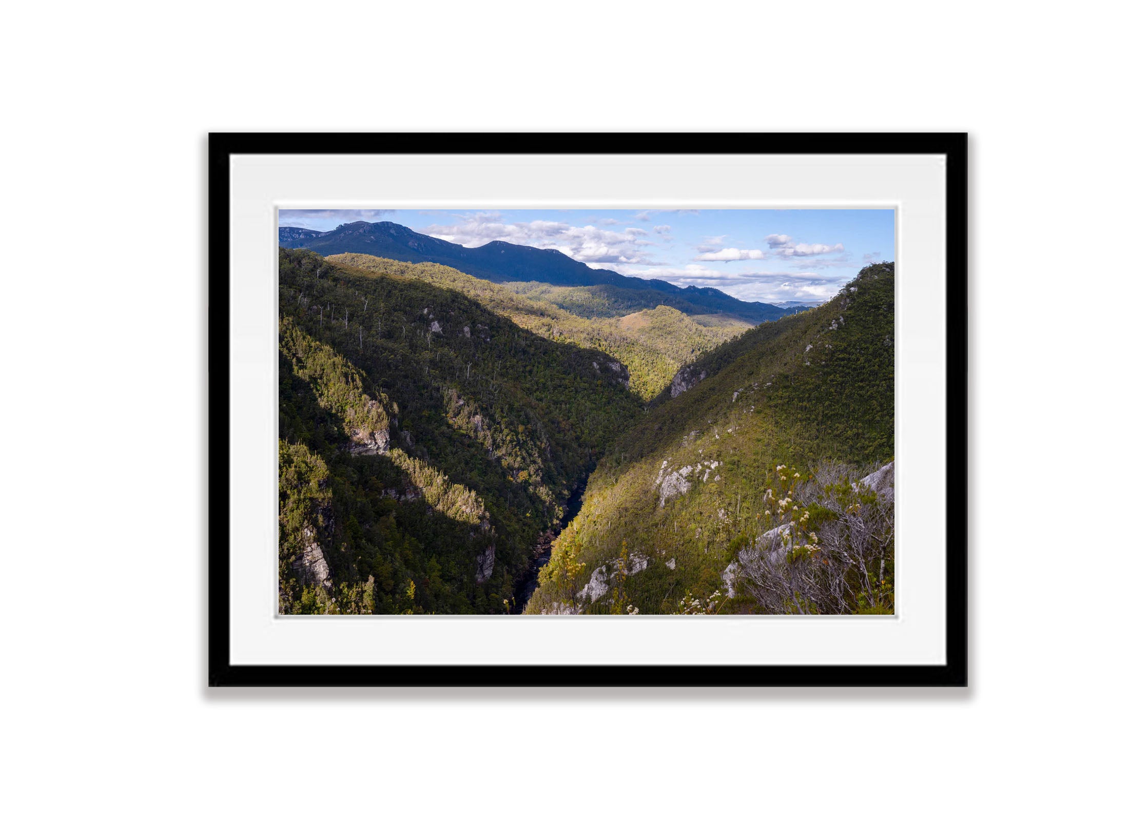 Looking down on the The Franklin River No.17, Tasmania