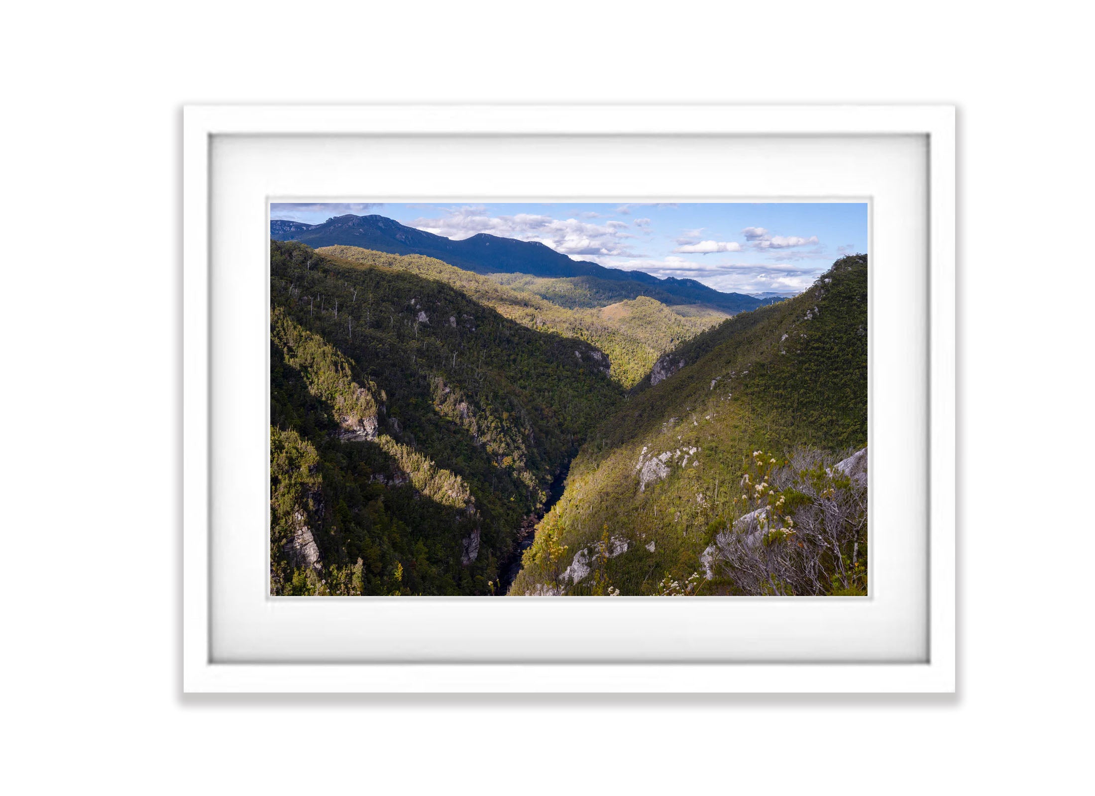 Looking down on the The Franklin River No.17, Tasmania