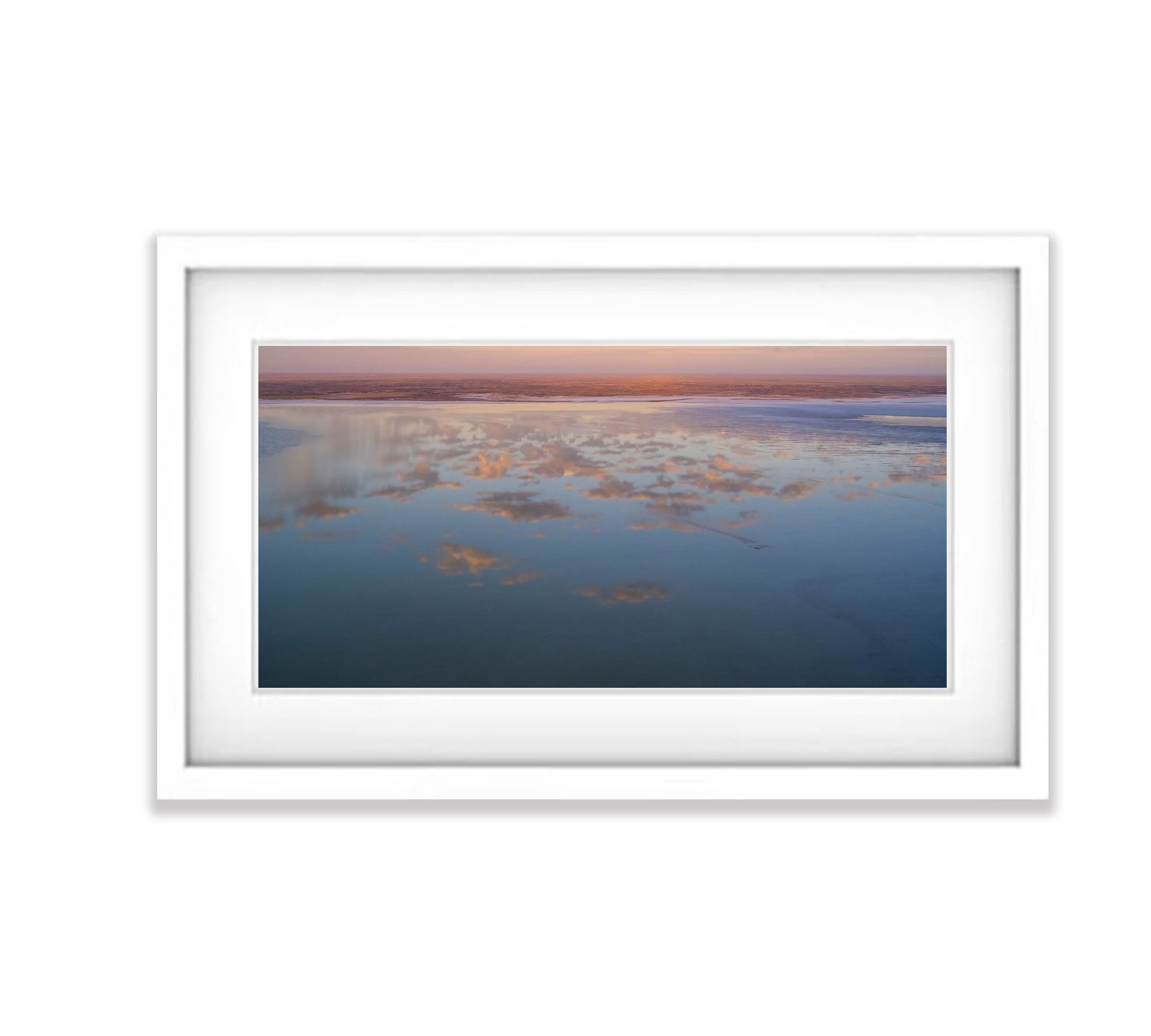Morning cloud reflected in Belt Bay