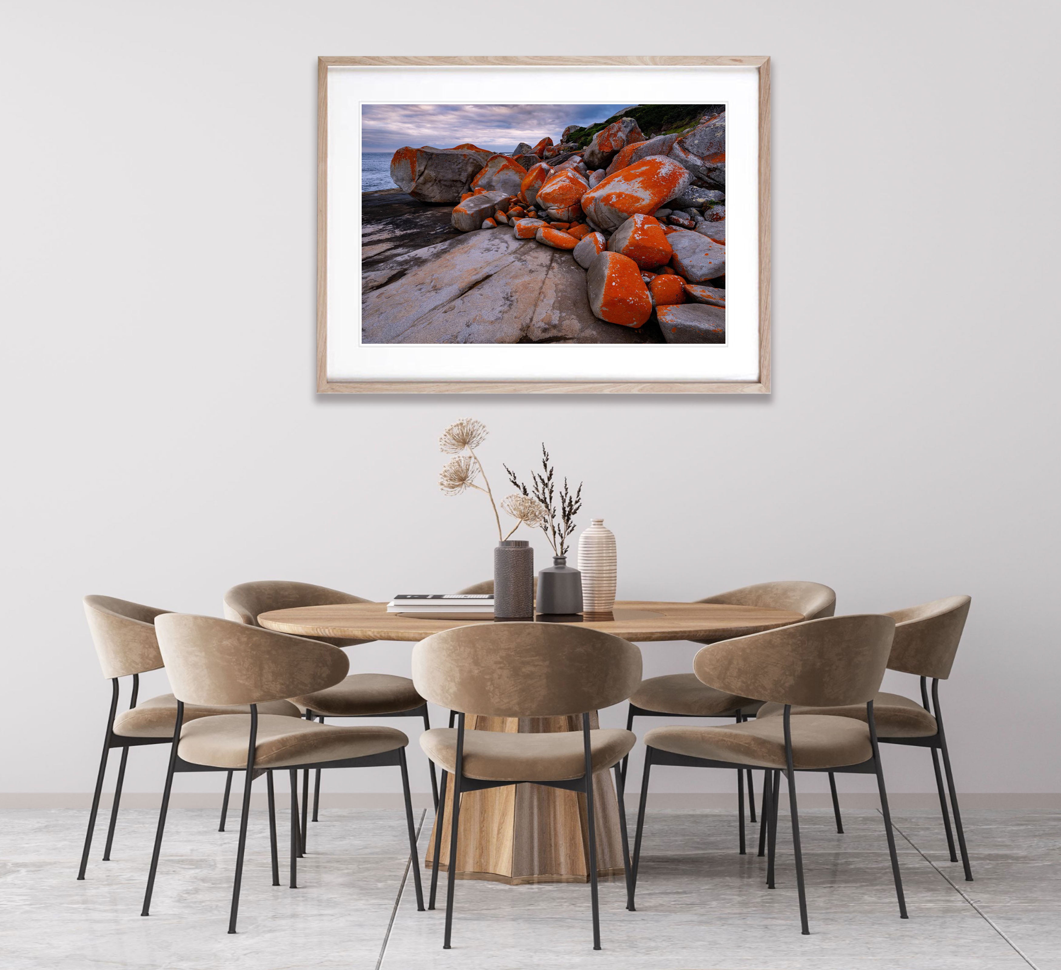 Red Lichen Rocks No.3, Flinders Island, Tasmania