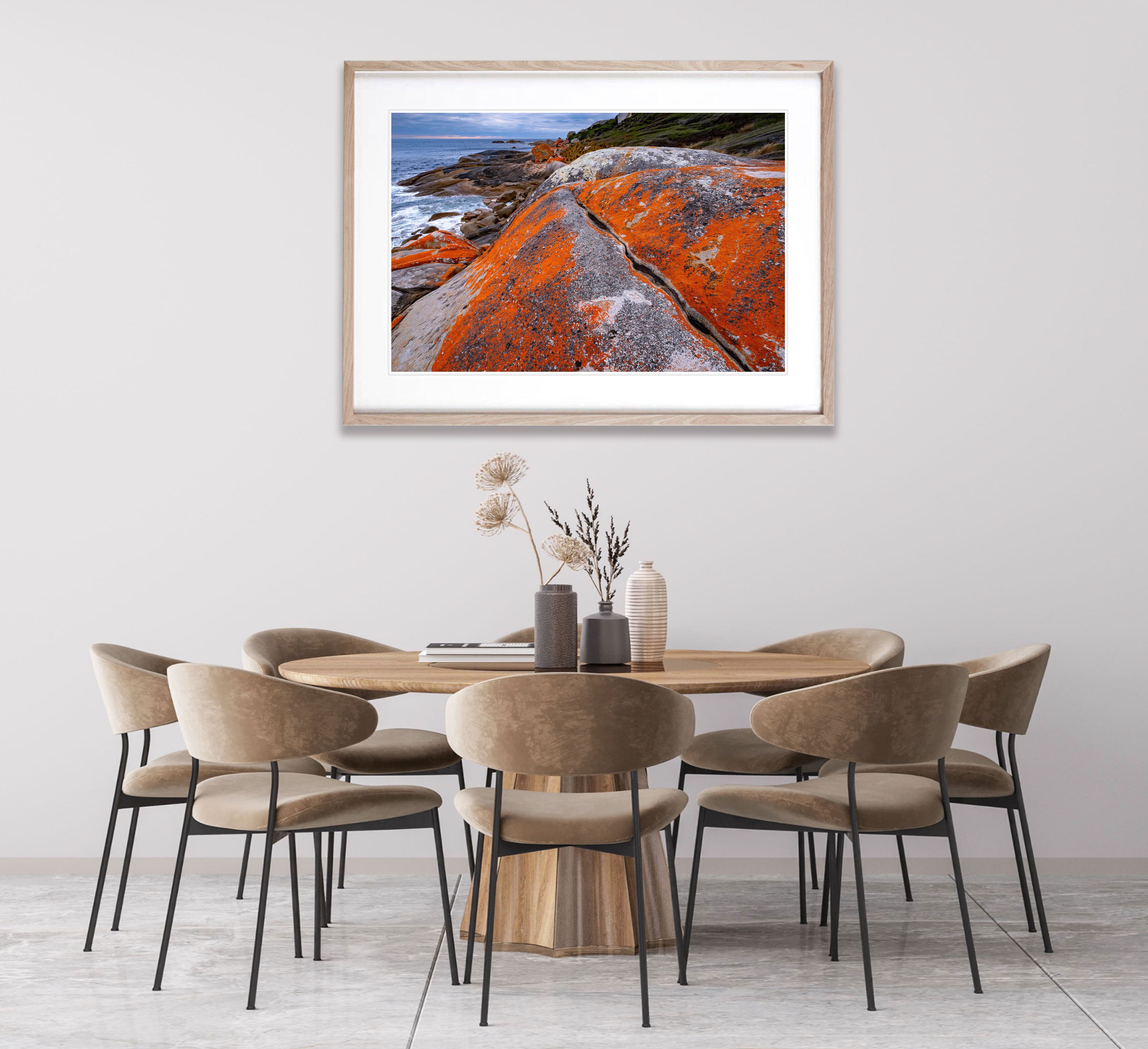 Red Lichen Rocks, Flinders Island, Tasmania