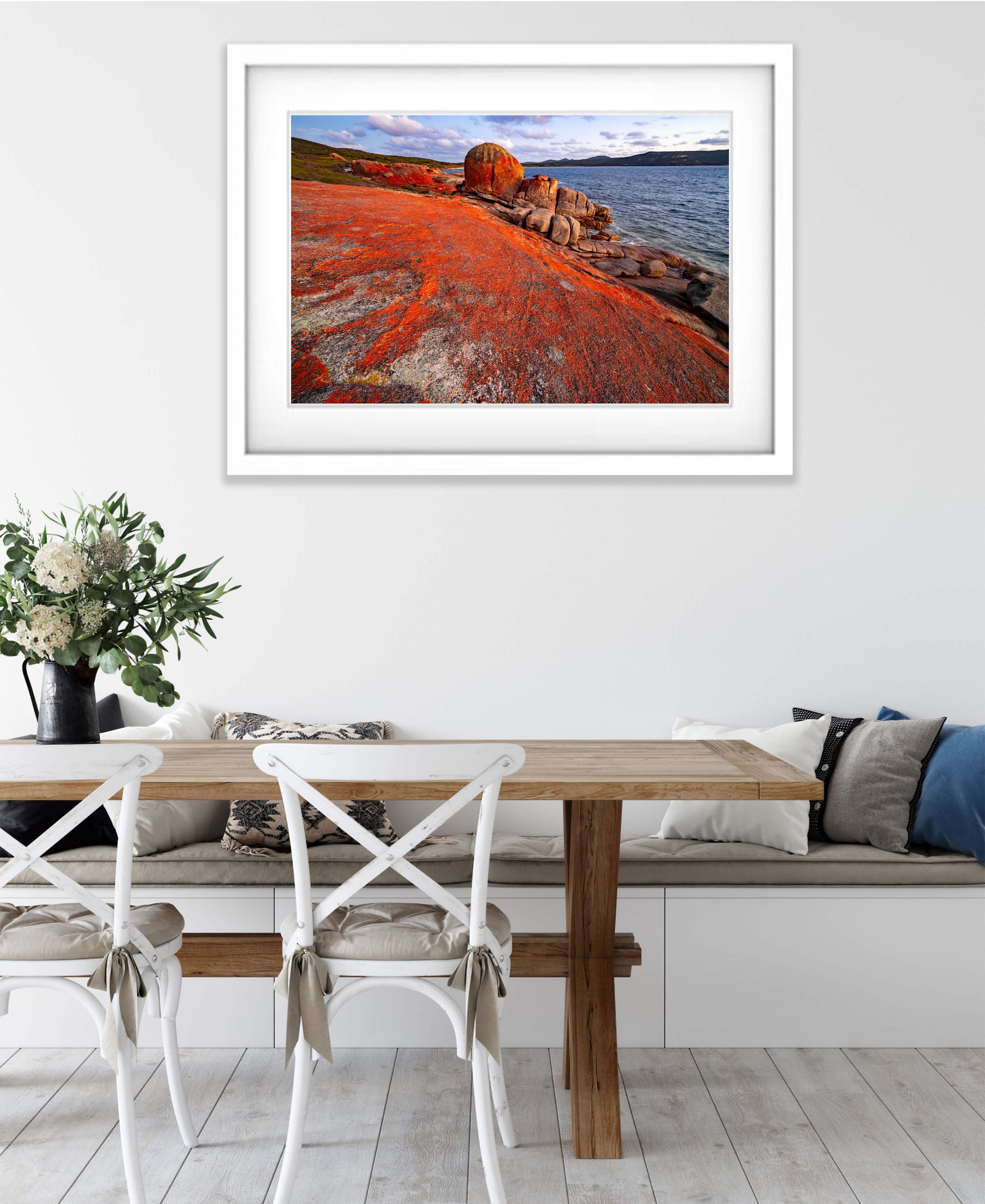 Red Lichen, Killicrankie, Flinders Island, Tasmania