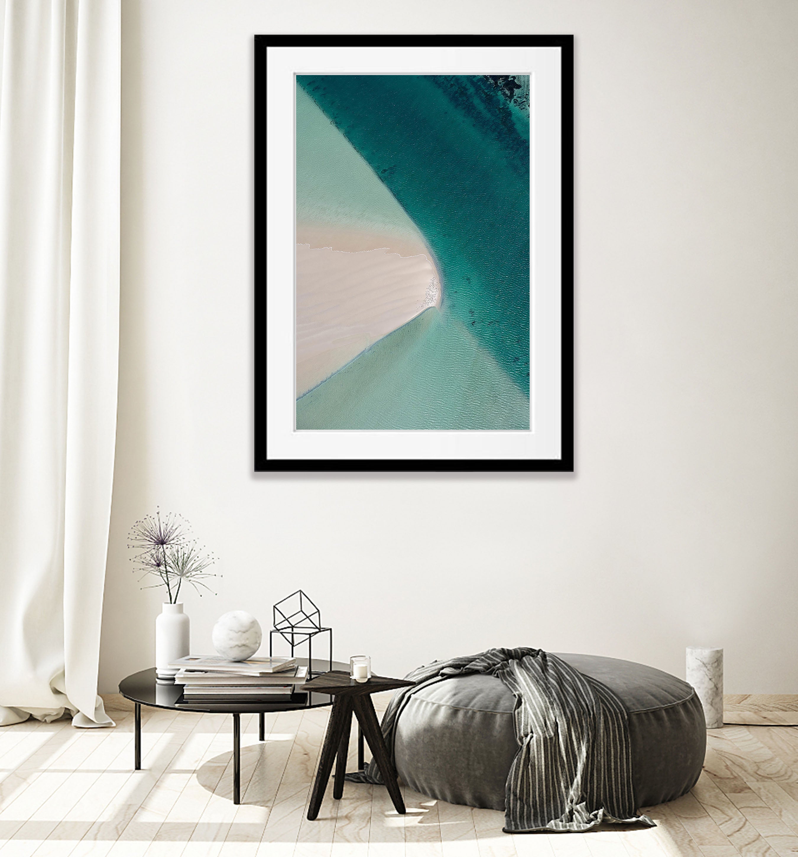 Sandbar, Shark Bay, WA Aerial