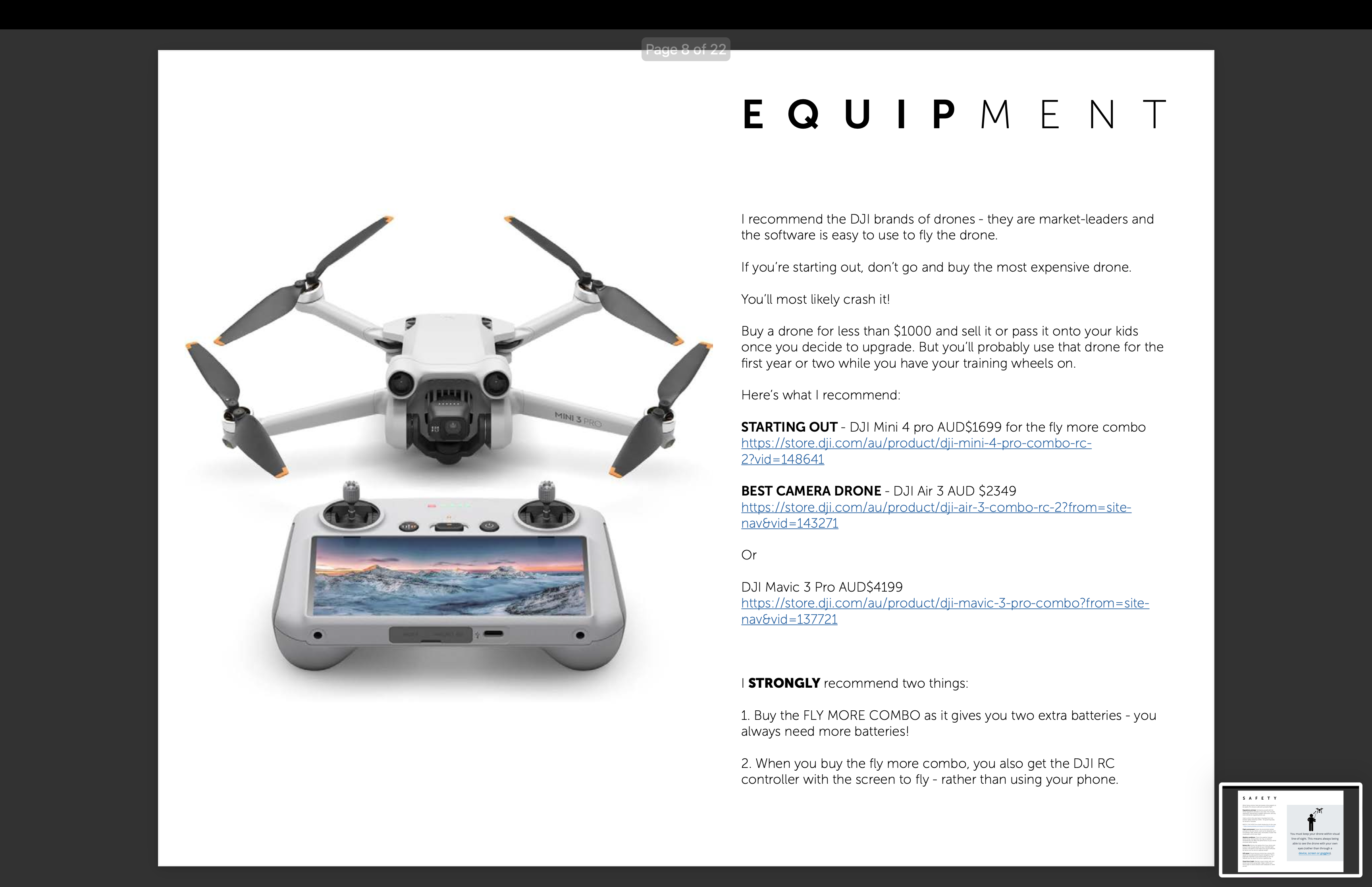 A Beginners Guide to shooting with your Drone eBook