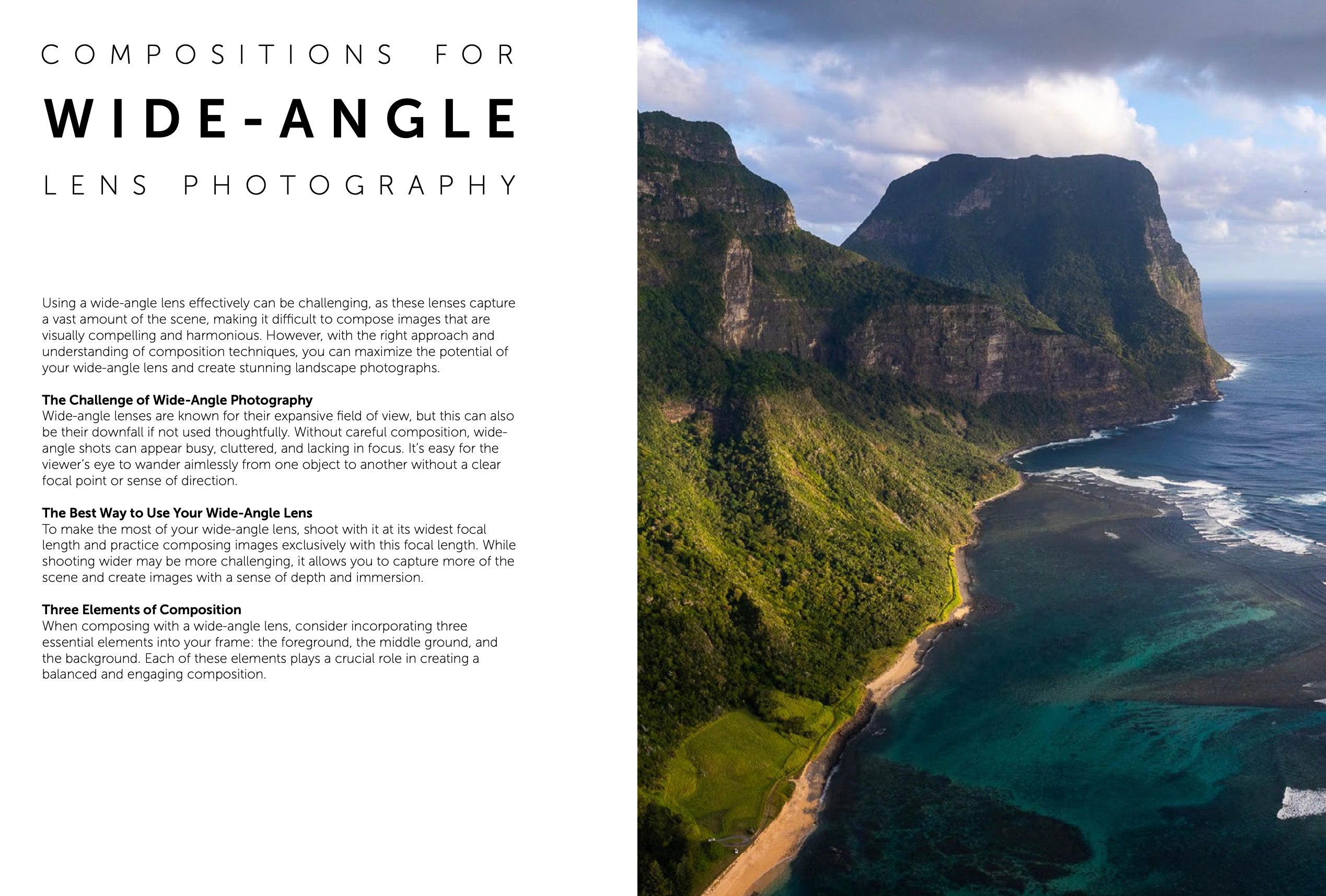 How to shoot with wide-angle lenses eBook
