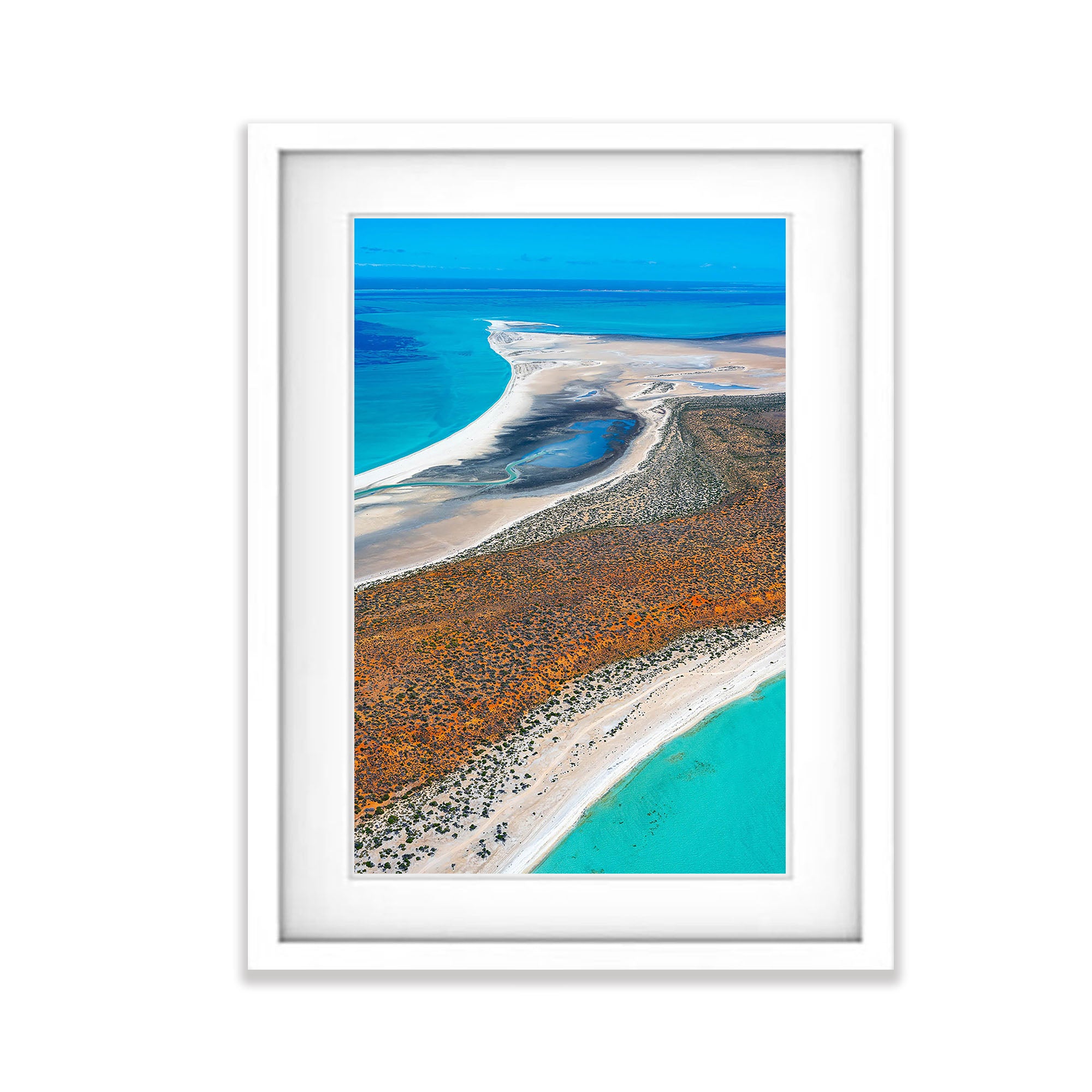 Shark Bay Coastline, WA Aerial