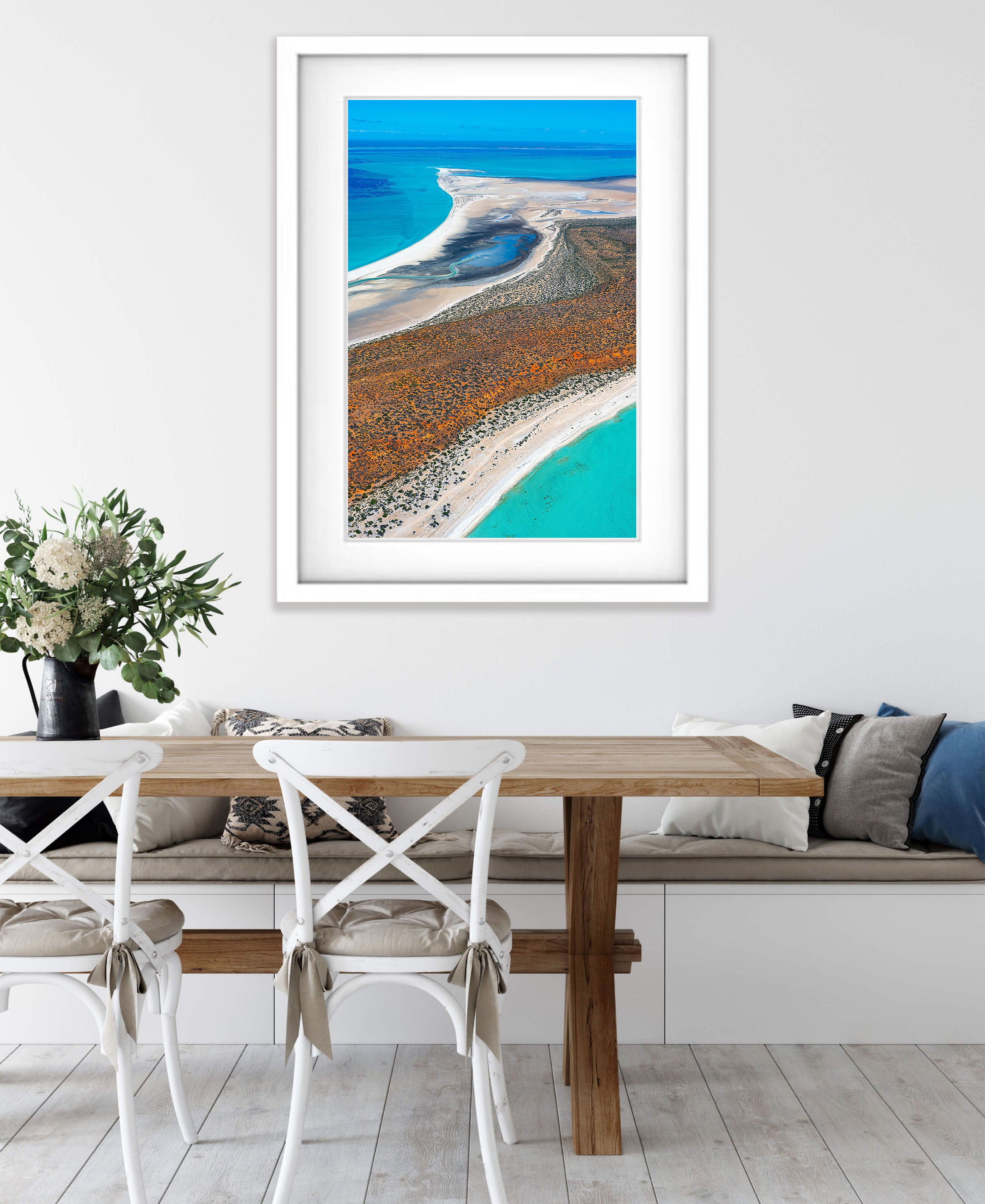 Shark Bay Coastline, WA Aerial