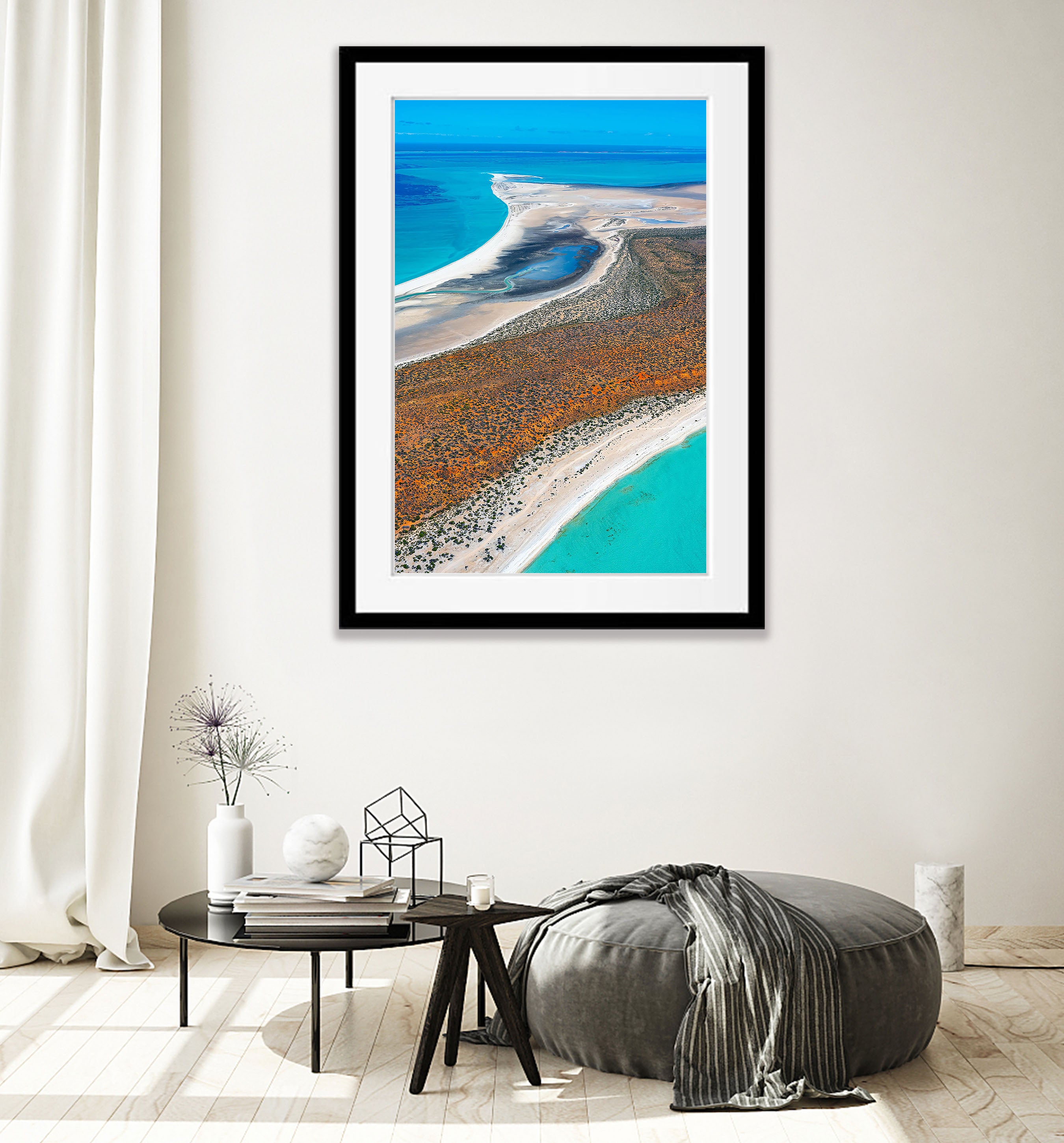 Shark Bay Coastline, WA Aerial