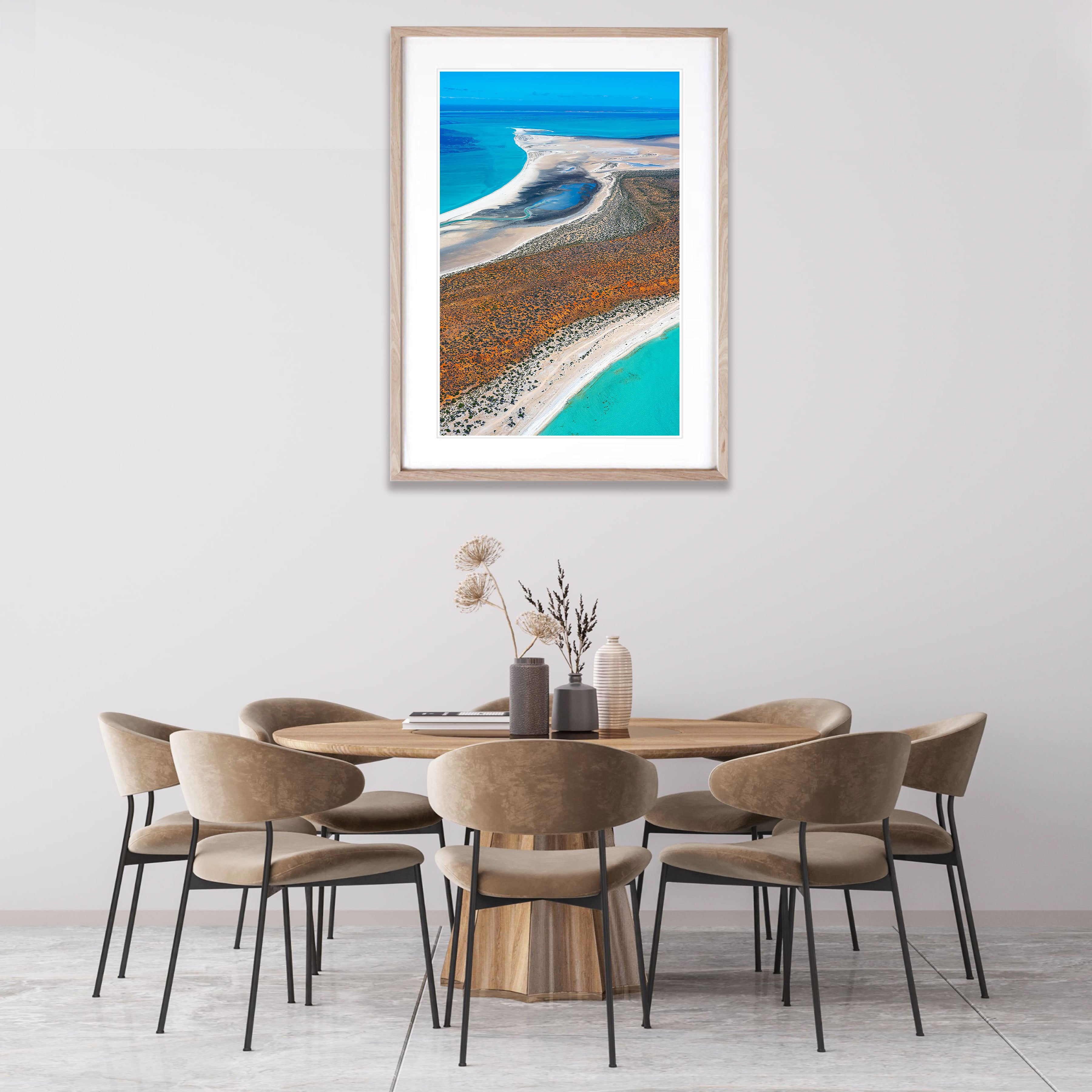 Shark Bay Coastline, WA Aerial