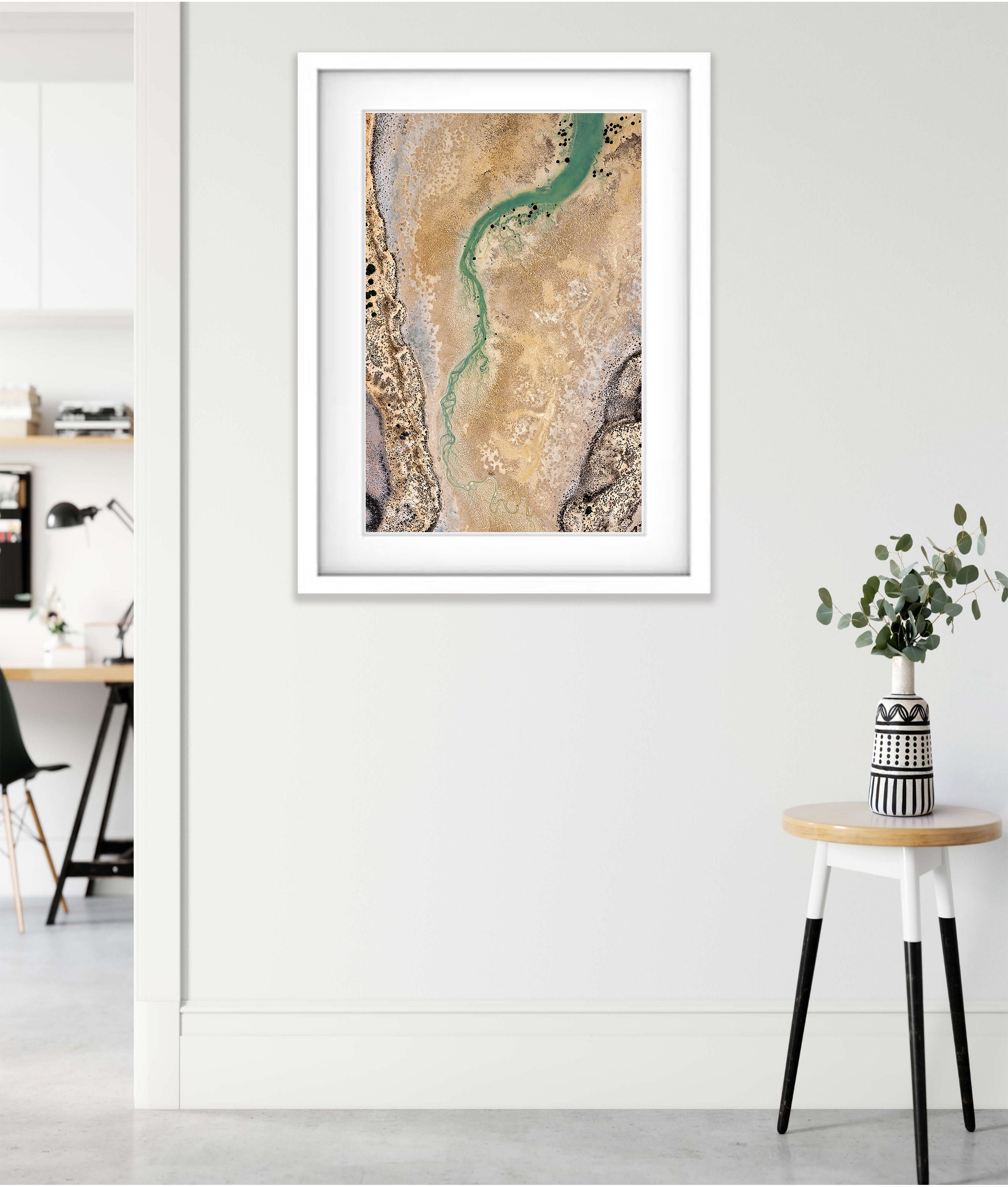 Snake Creek, Shark Bay, WA Aerial