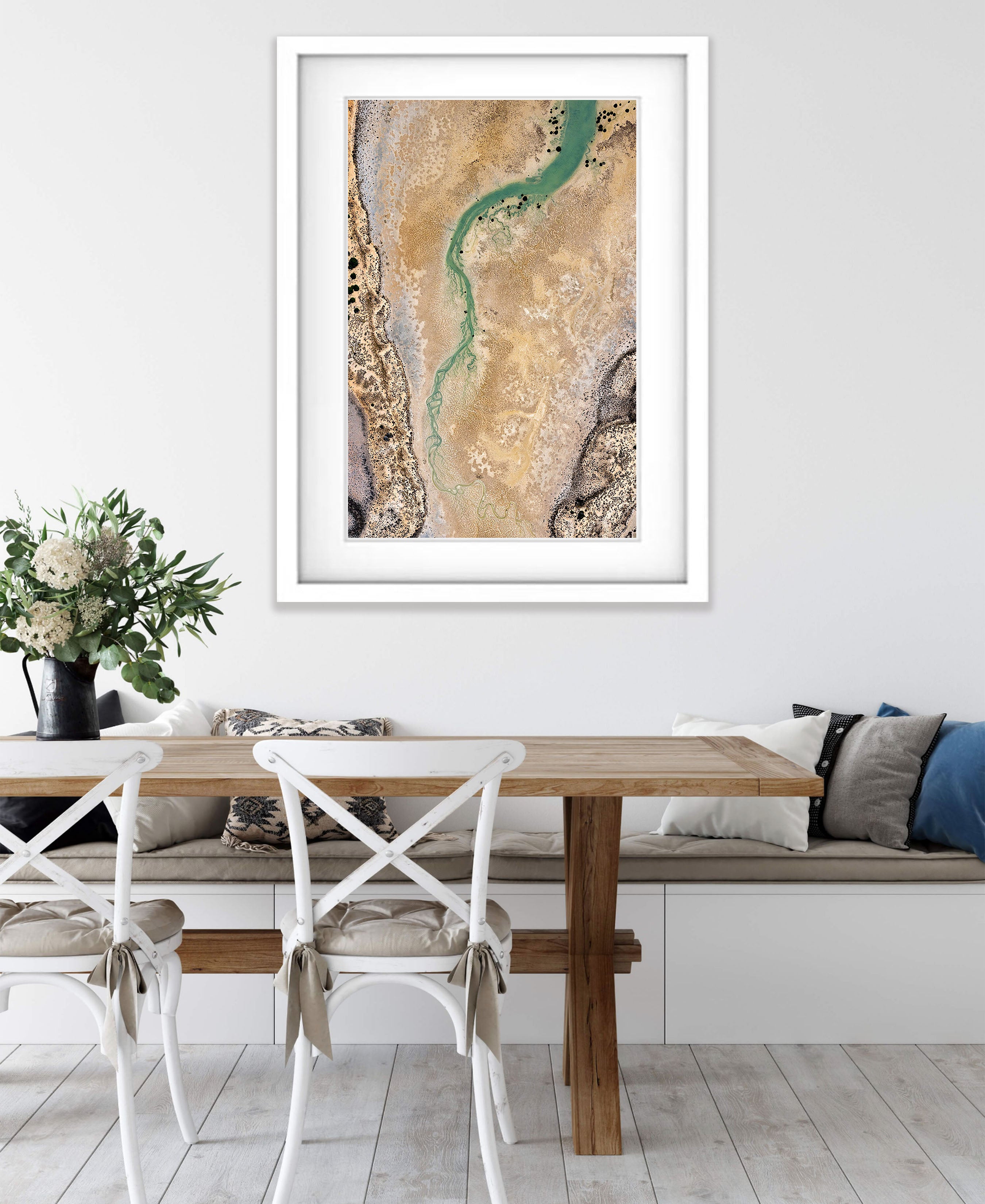 Snake Creek, Shark Bay, WA Aerial