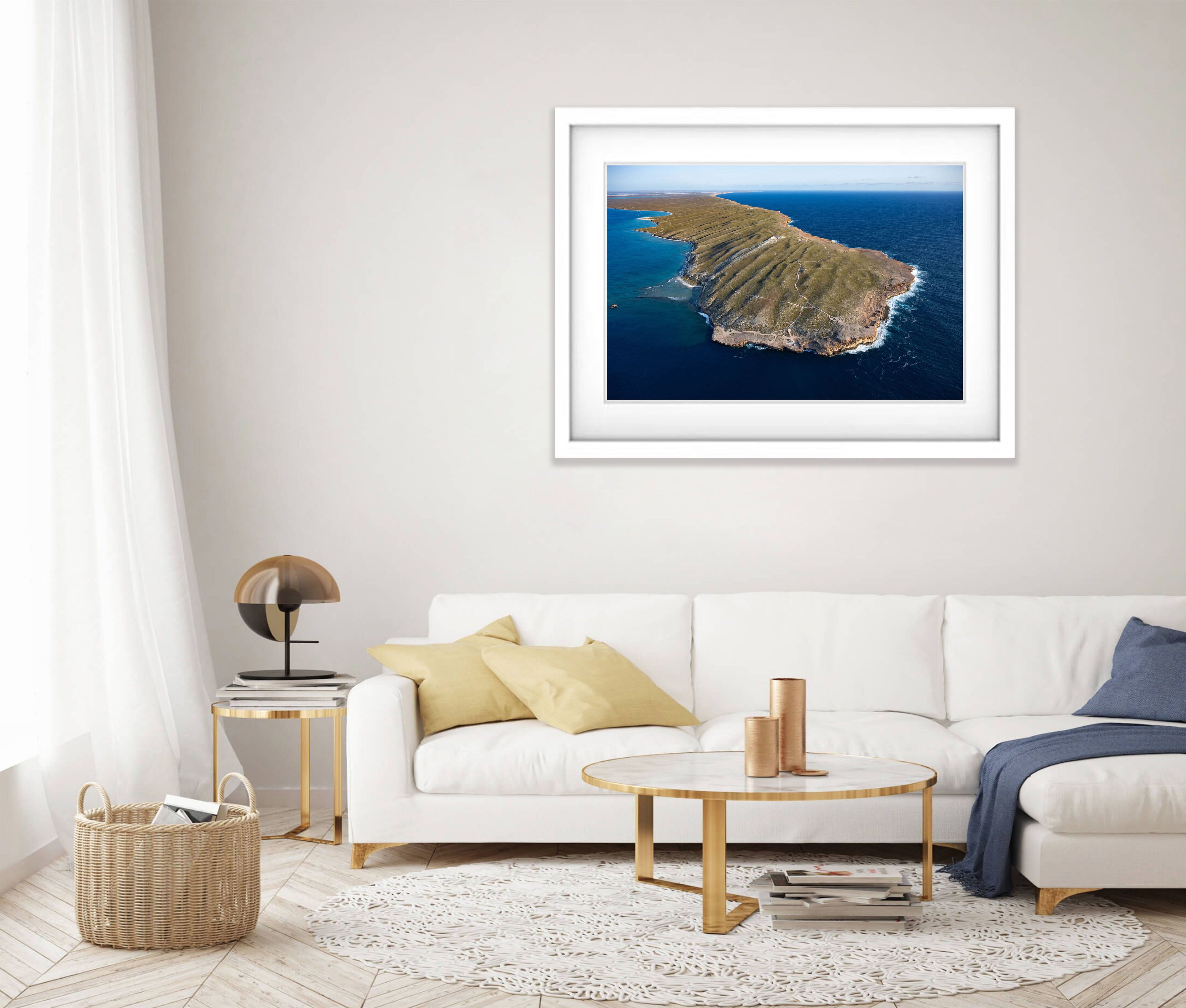 Steep Point from above, Shark Bay, WA Aerial