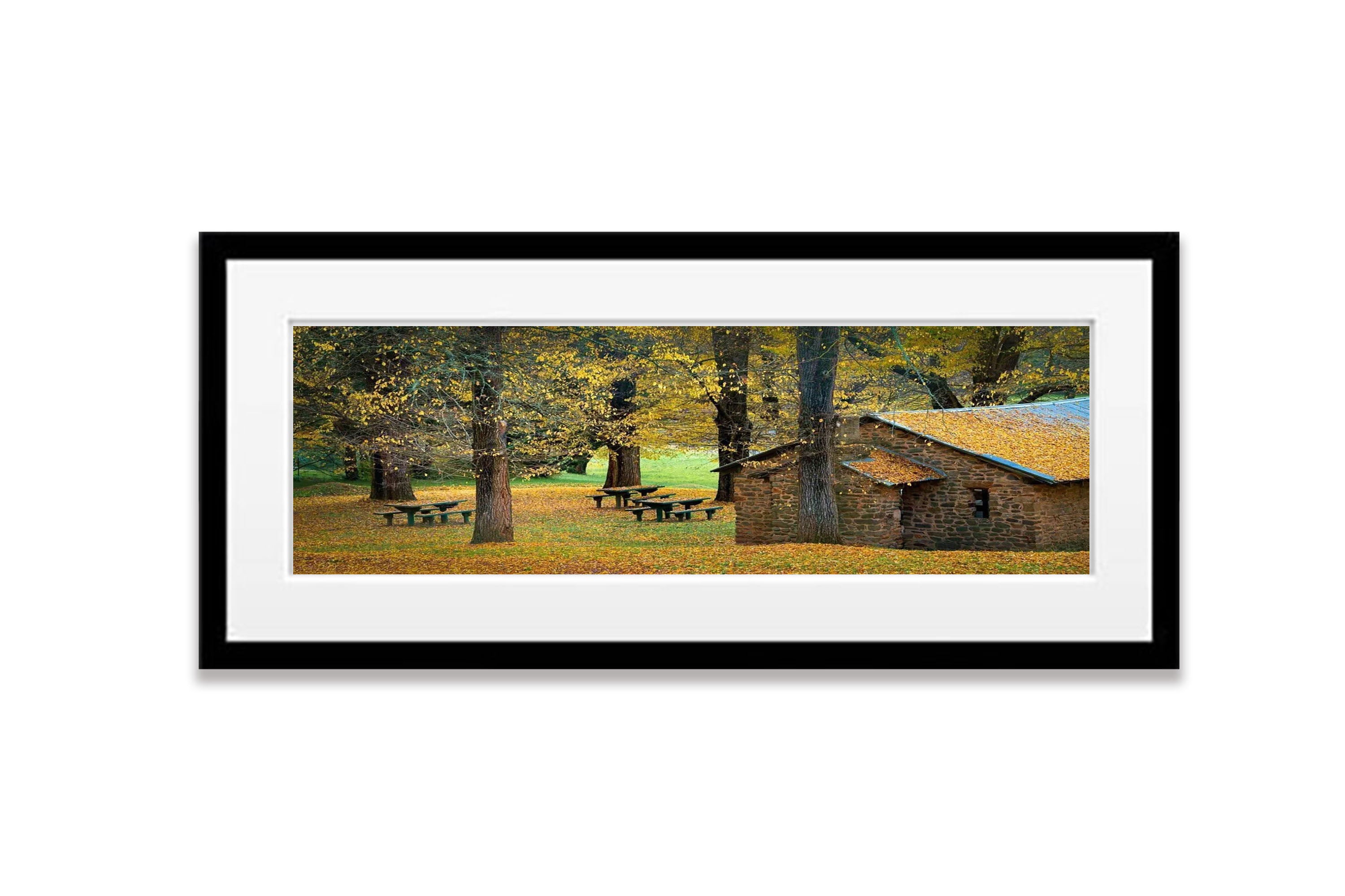 Stone Hut in Autumn, Bright, Victoria