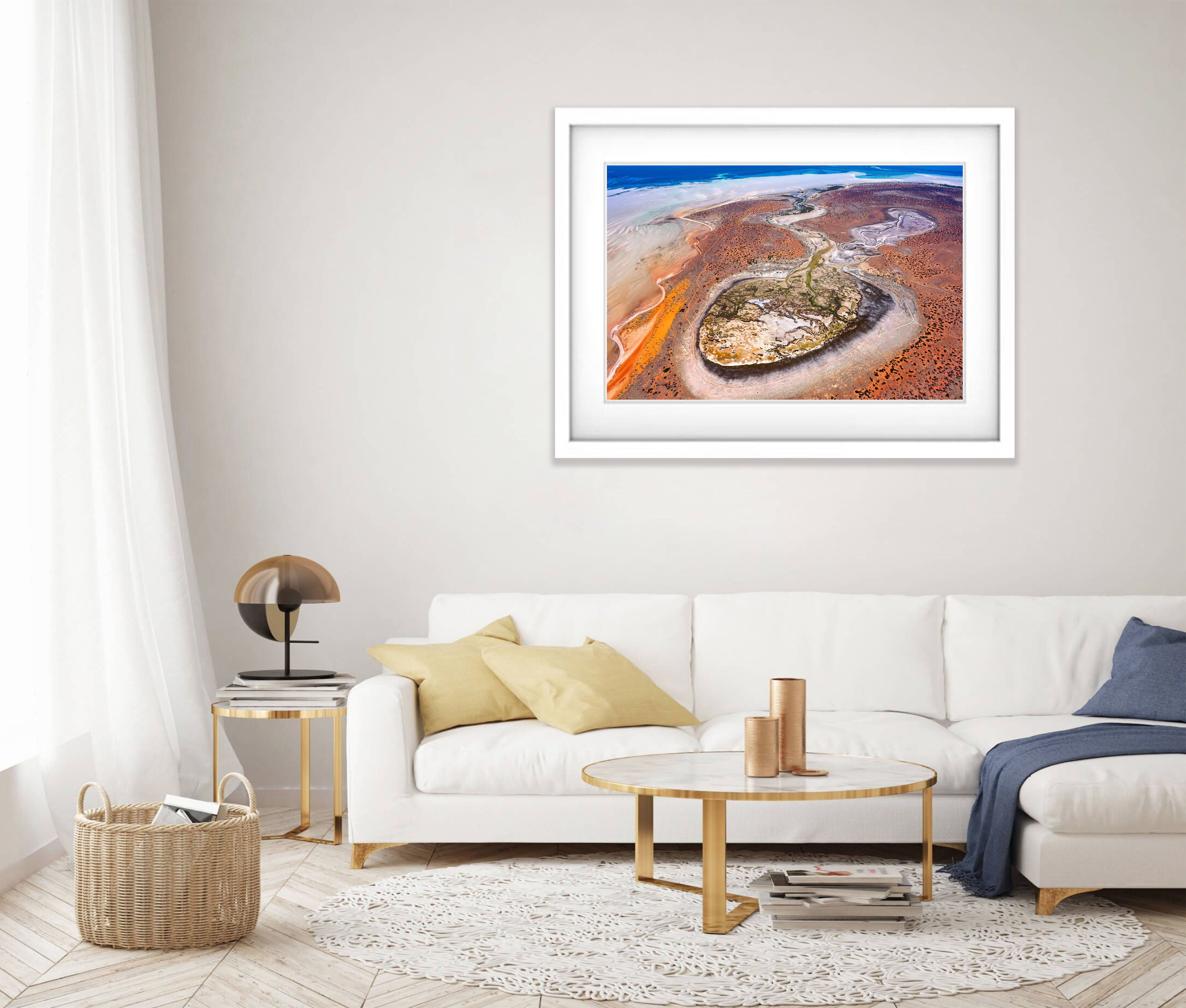 Tadpole, Shark Bay, WA Aerial