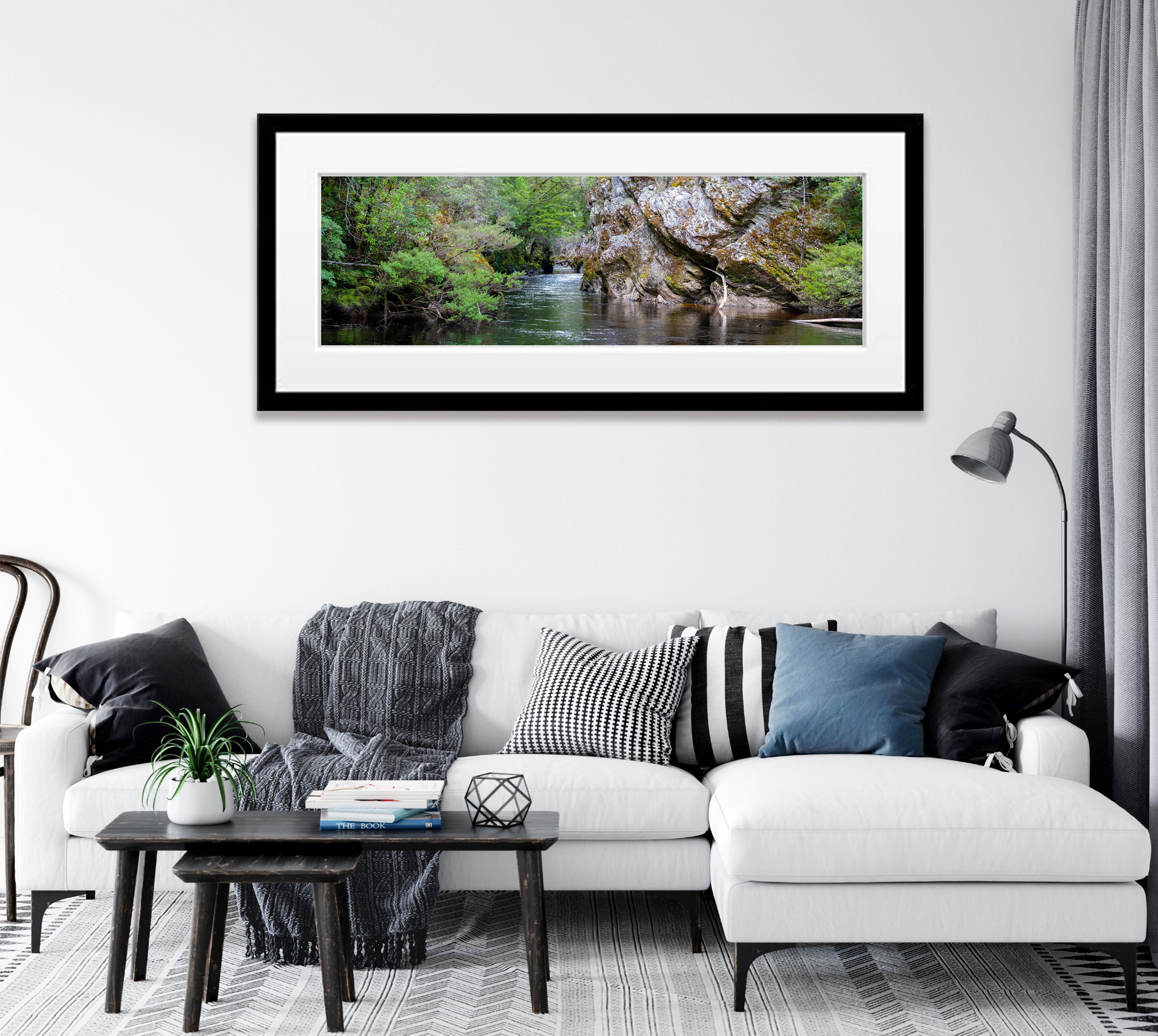 The Franklin River Junction, Tasmania - Panorama No.3