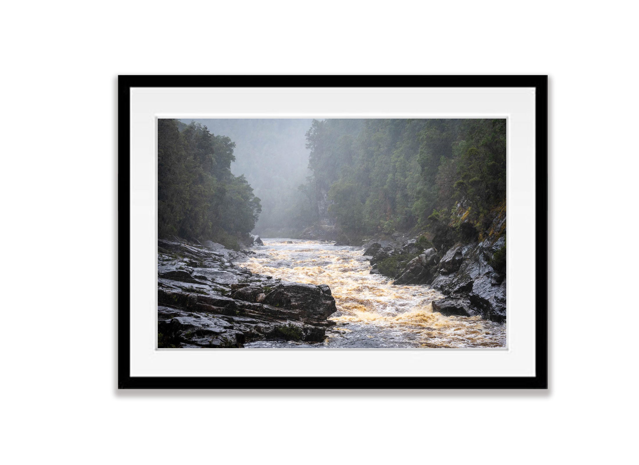 The Franklin River in flood, Tasmania