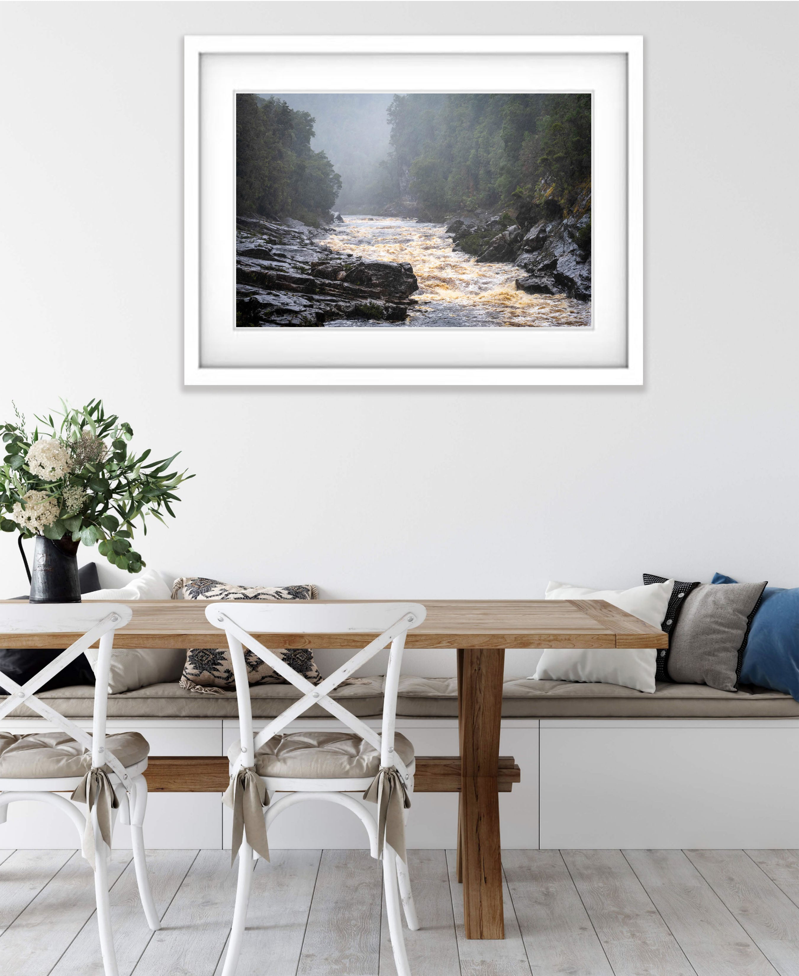 The Franklin River in flood, Tasmania