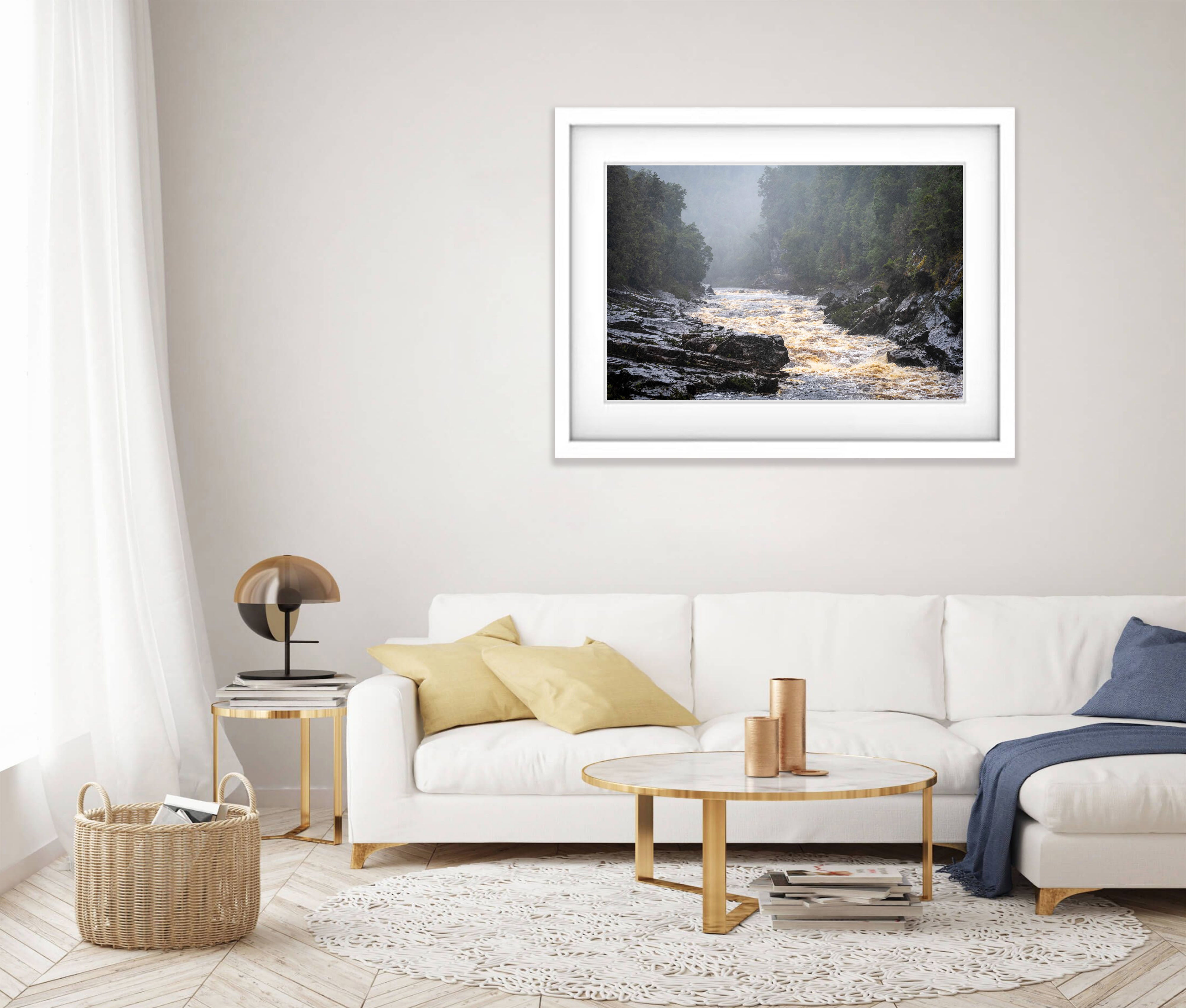 The Franklin River in flood, Tasmania