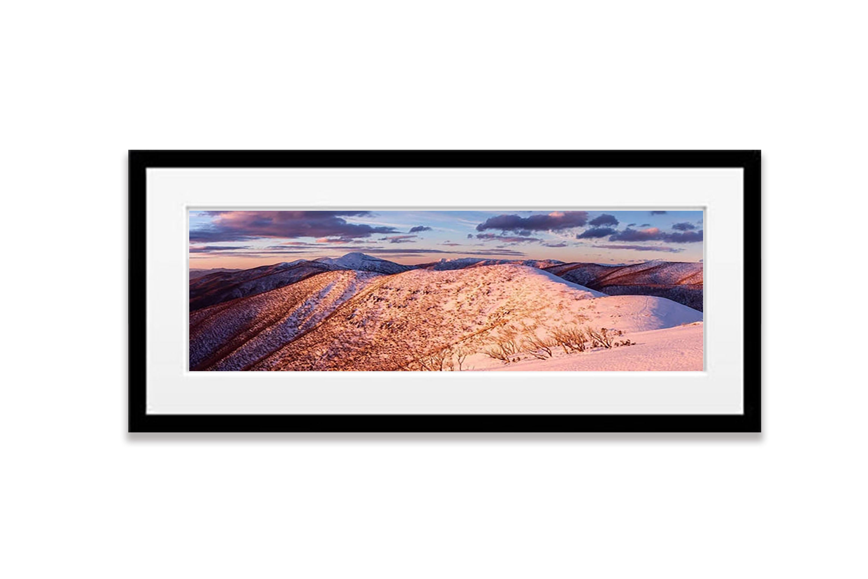 The Razorback and Mt Feathertop Sunset, Victorian High Country