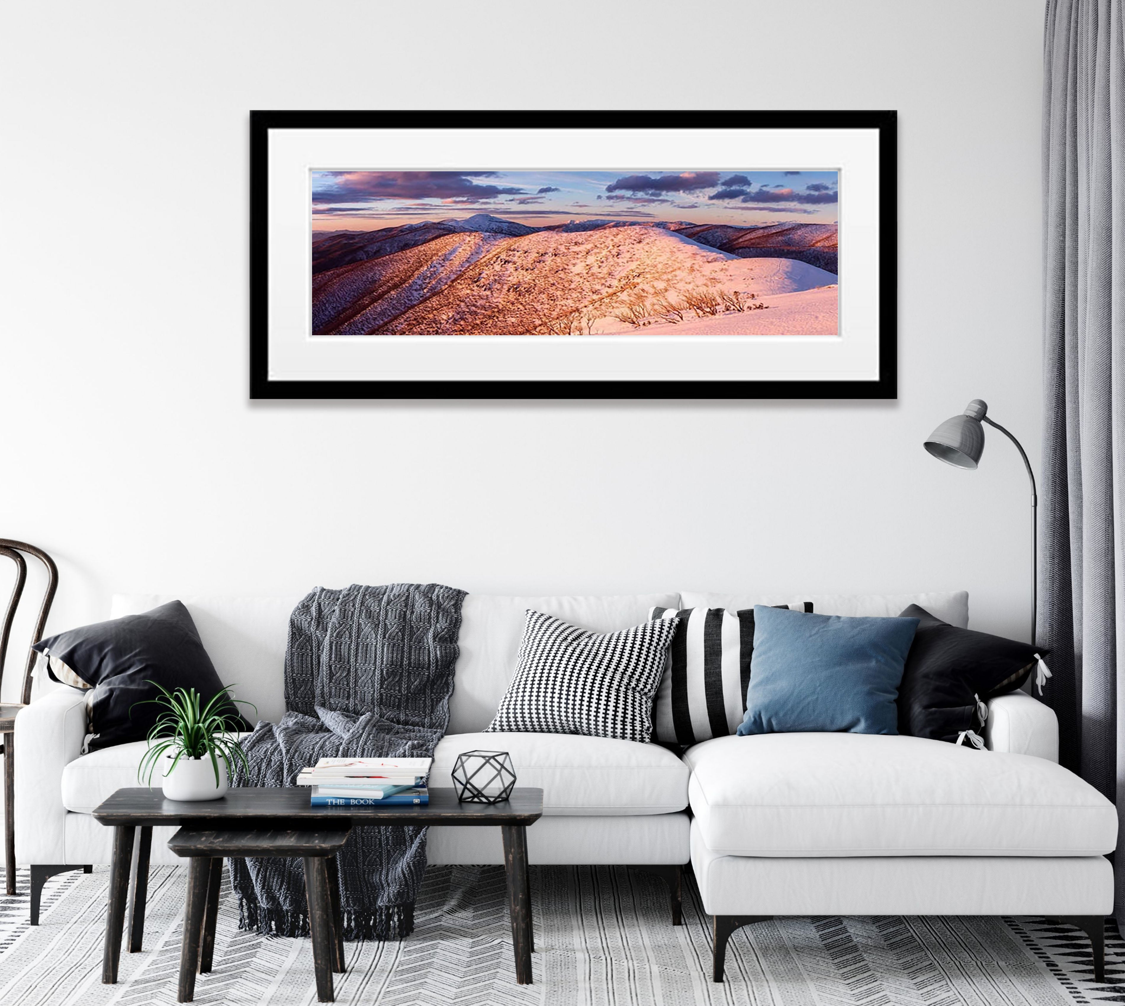 The Razorback and Mt Feathertop Sunset, Victorian High Country