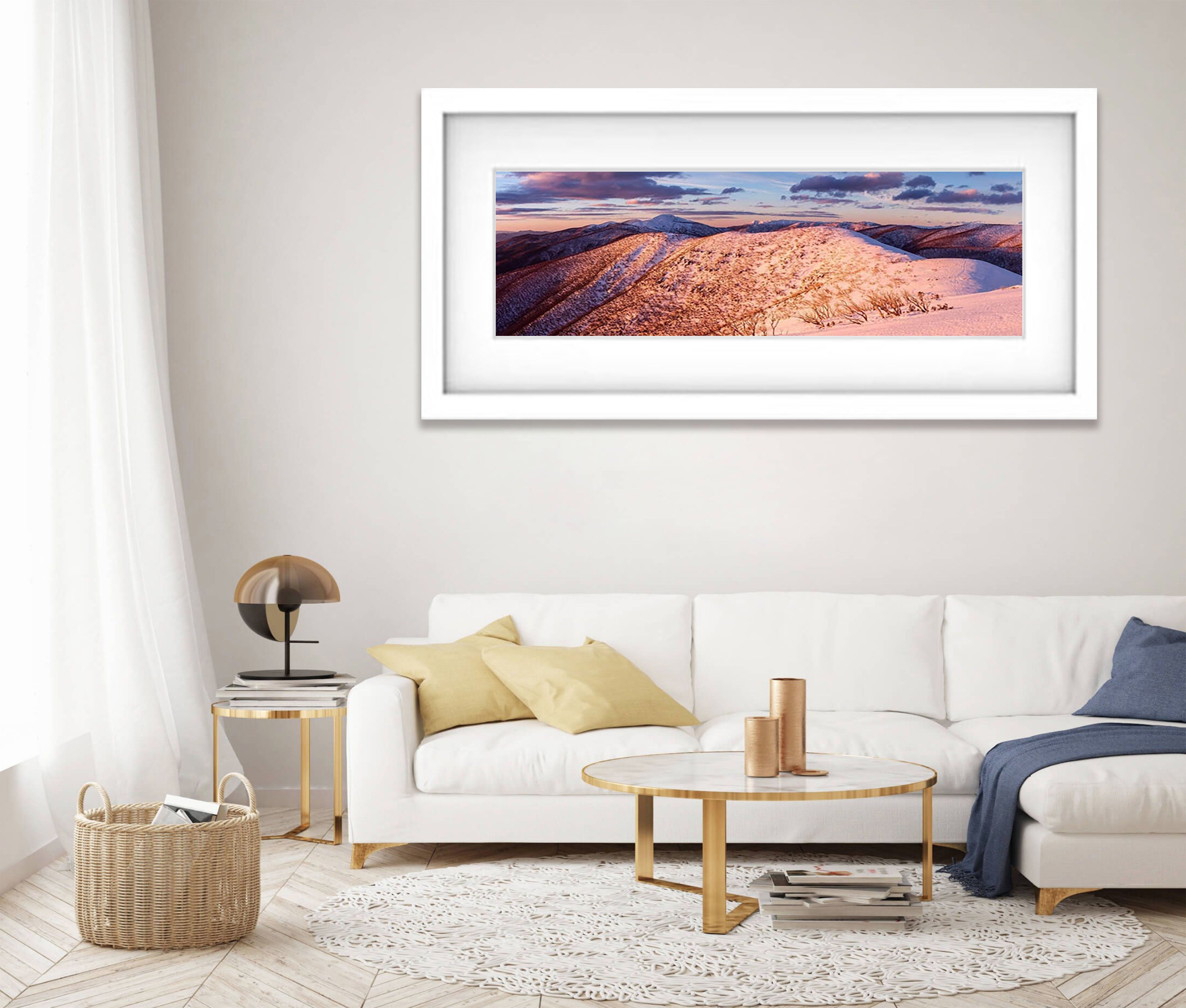 The Razorback and Mt Feathertop Sunset, Victorian High Country