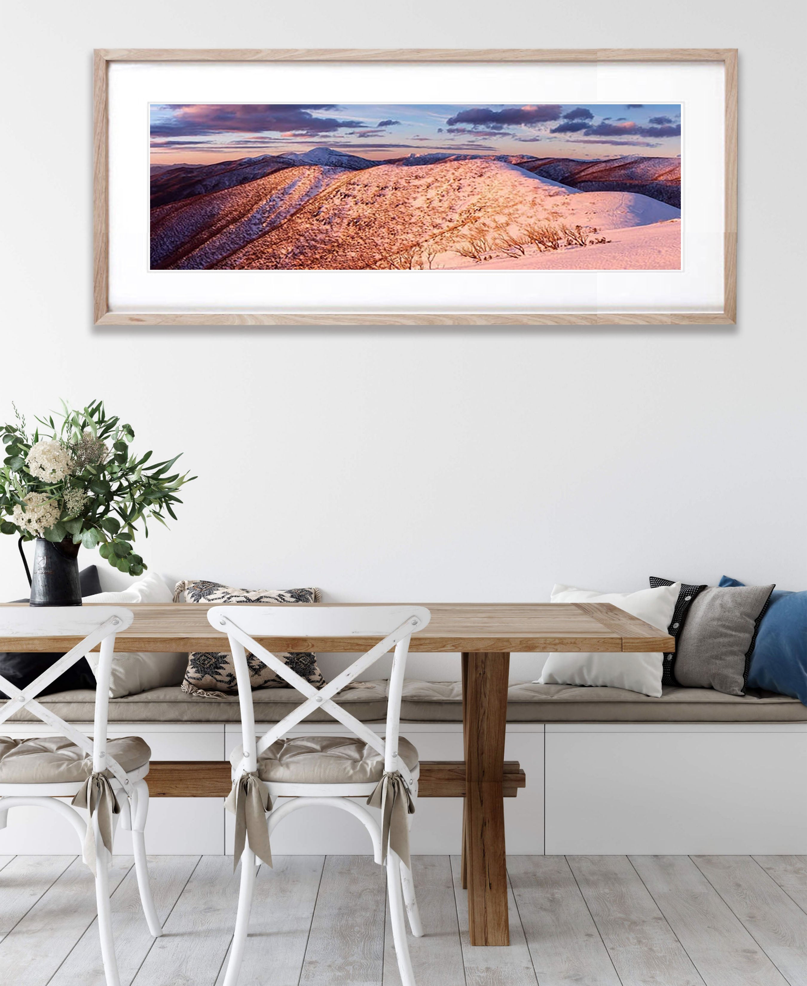 The Razorback and Mt Feathertop Sunset, Victorian High Country