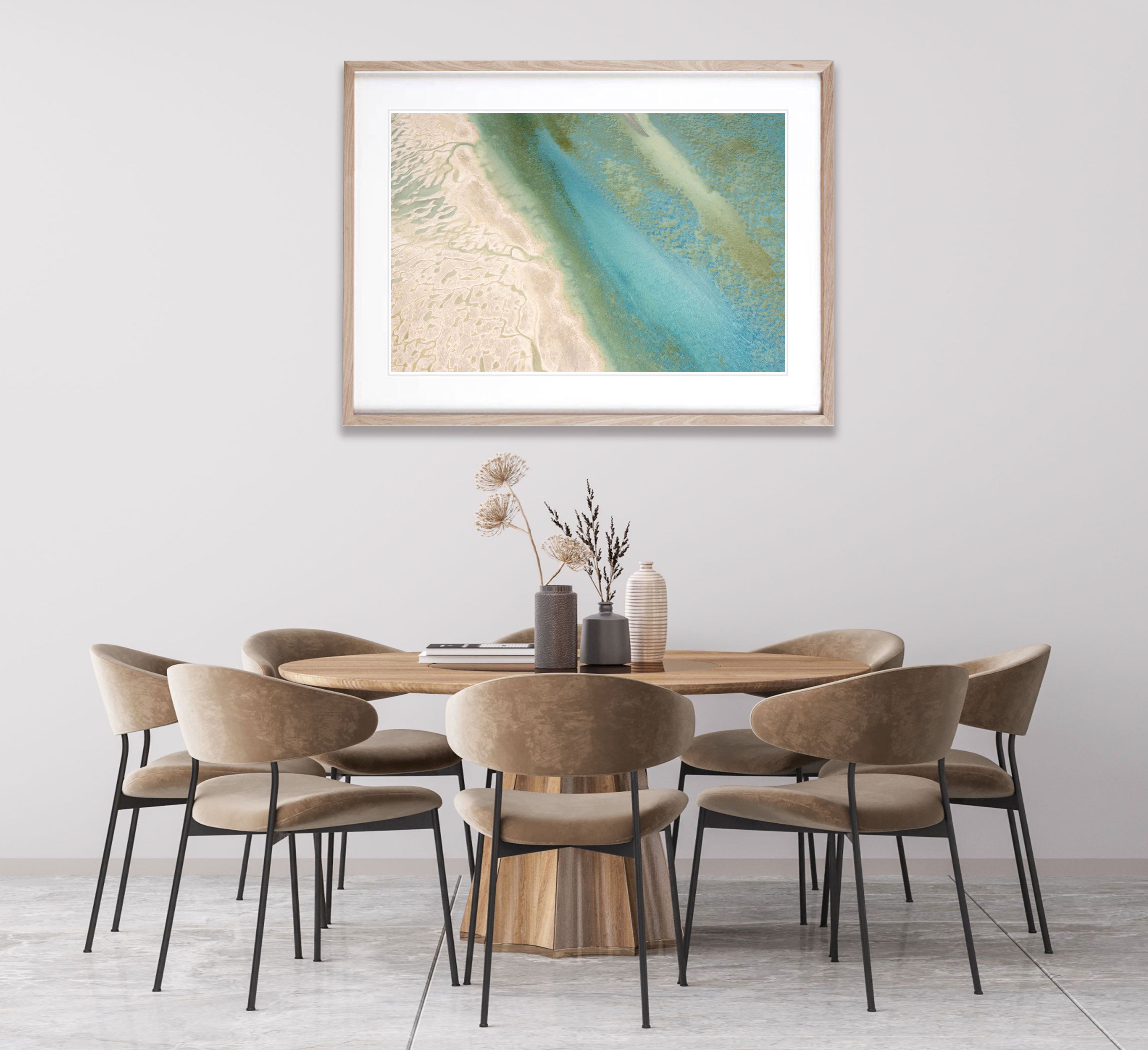 Turquoise Smear, Shark Bay, WA Aerial