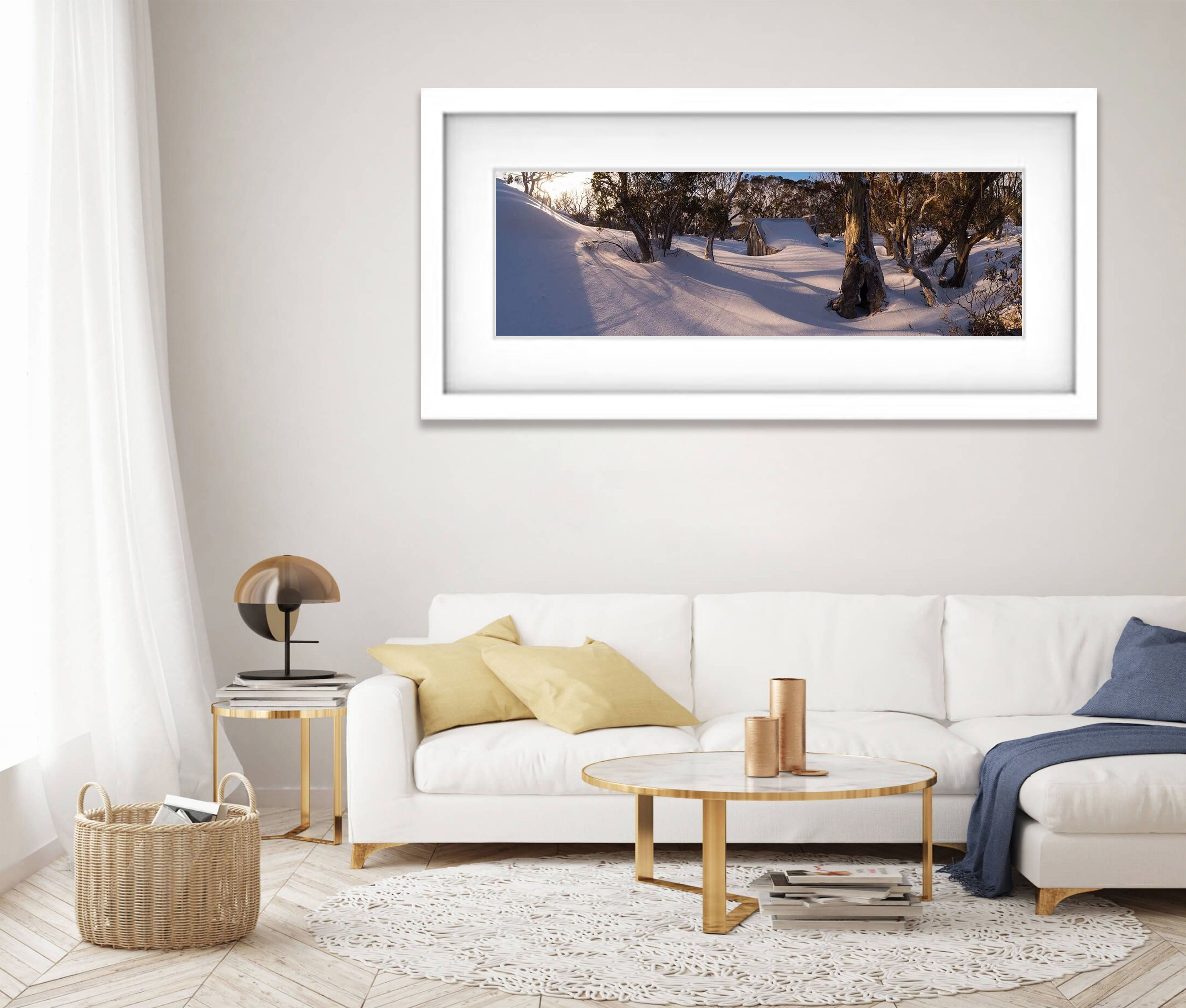Wallace's Hut in Snow, Falls Creek, Victorian High Country
