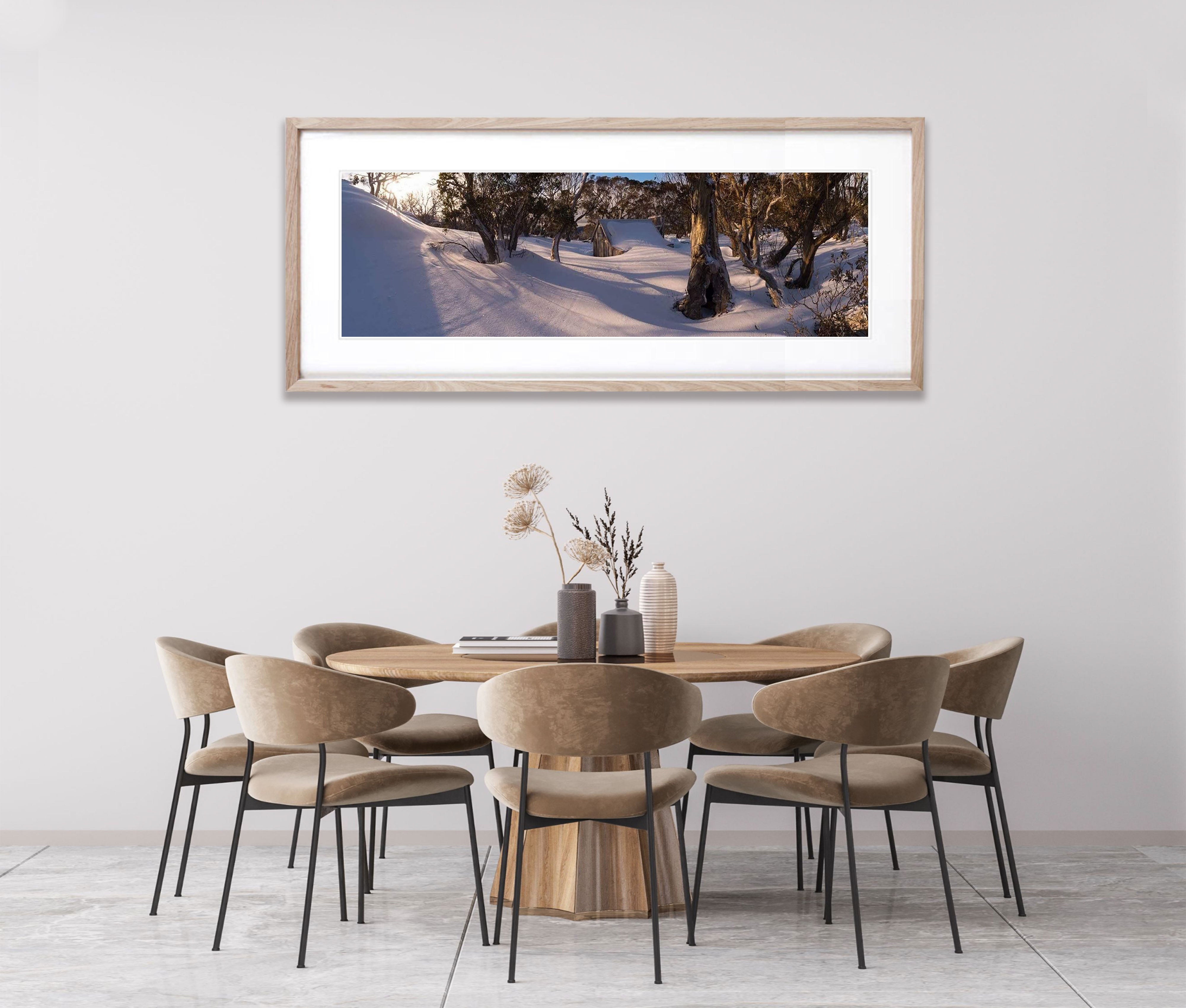 Wallace's Hut in Snow, Falls Creek, Victorian High Country