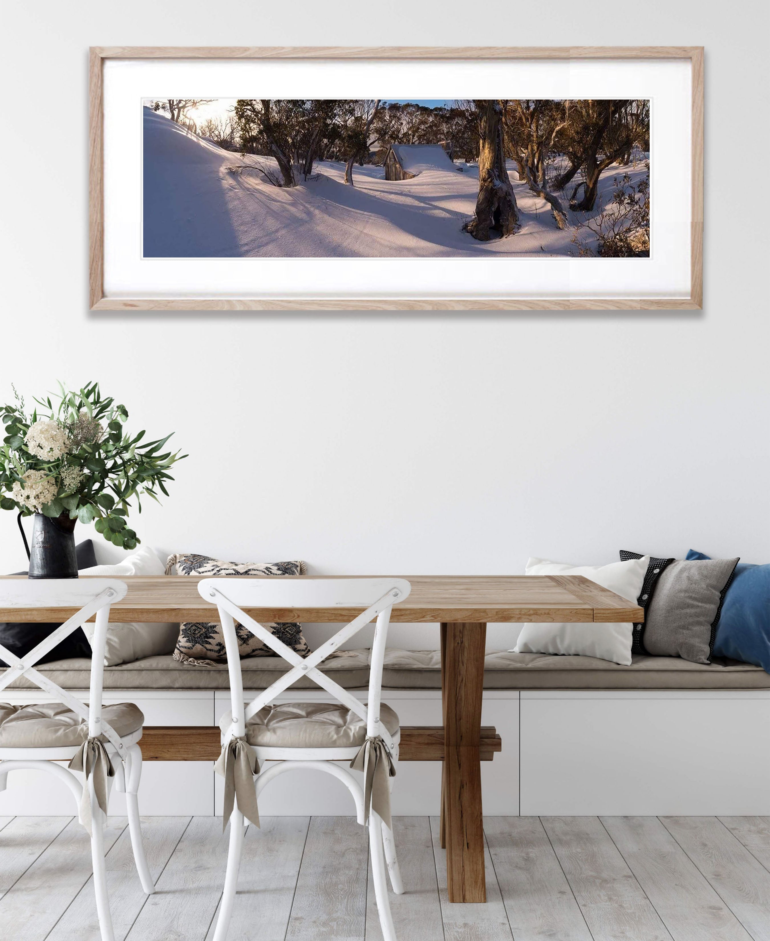Wallace's Hut in Snow, Falls Creek, Victorian High Country