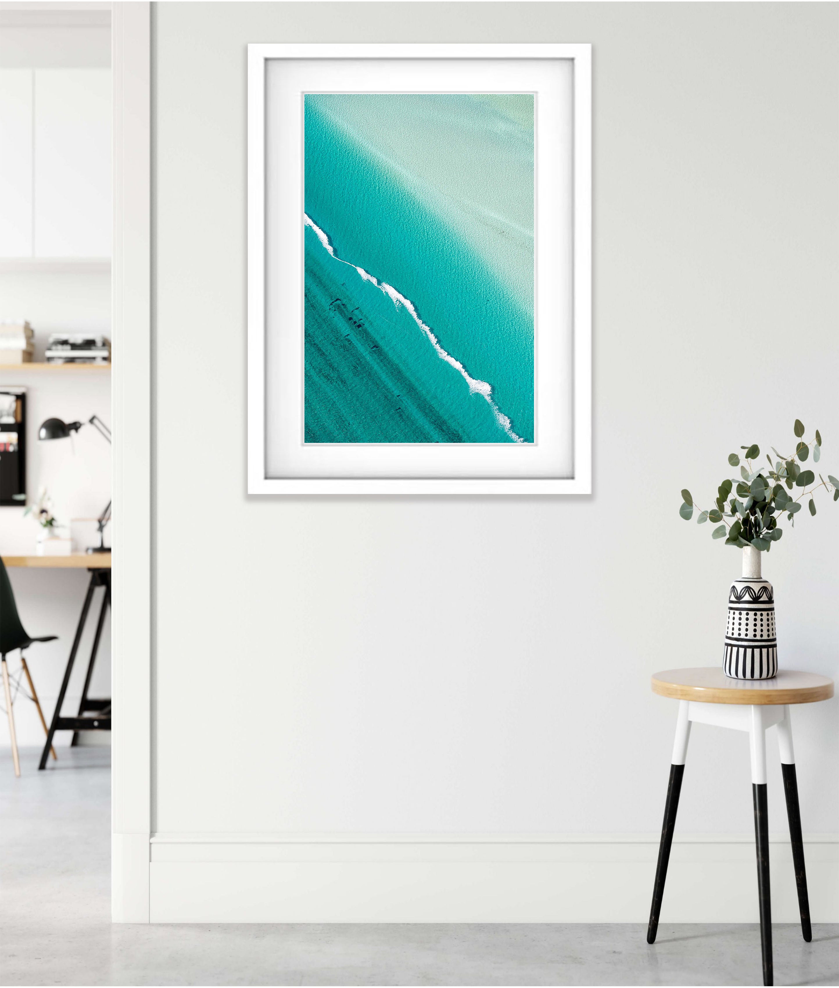 White Line, Shark Bay, WA Aerial