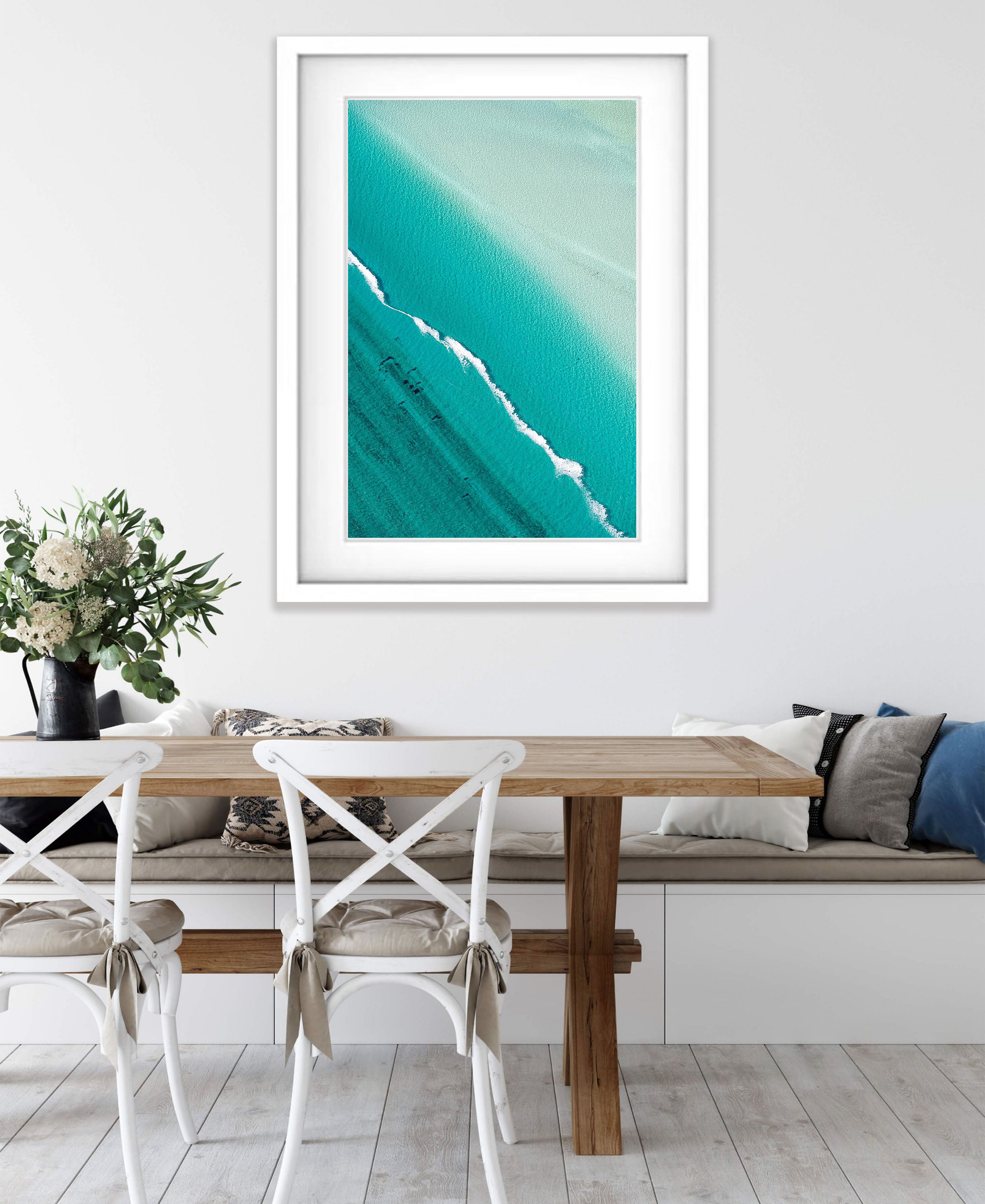 White Line, Shark Bay, WA Aerial