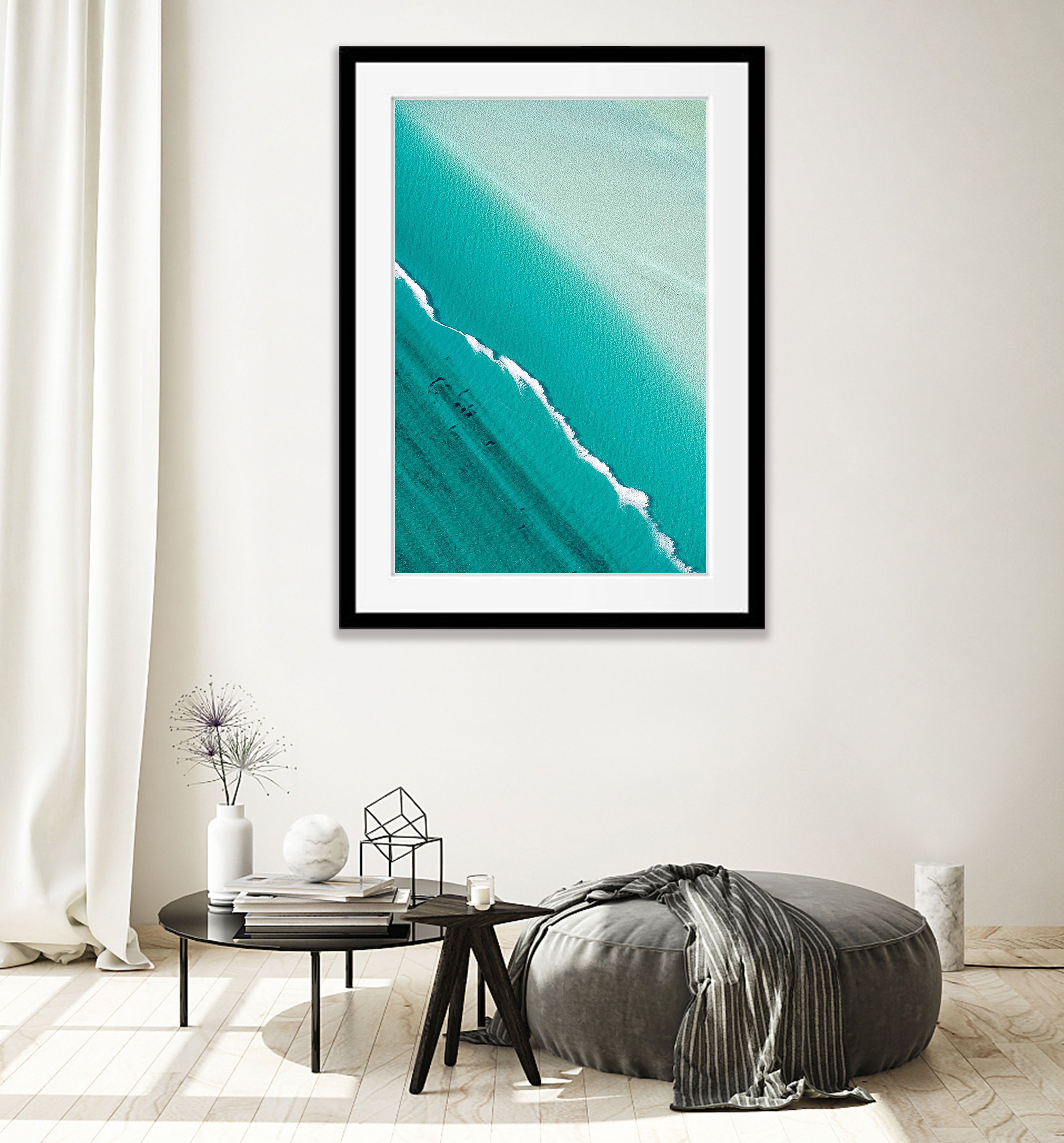 White Line, Shark Bay, WA Aerial