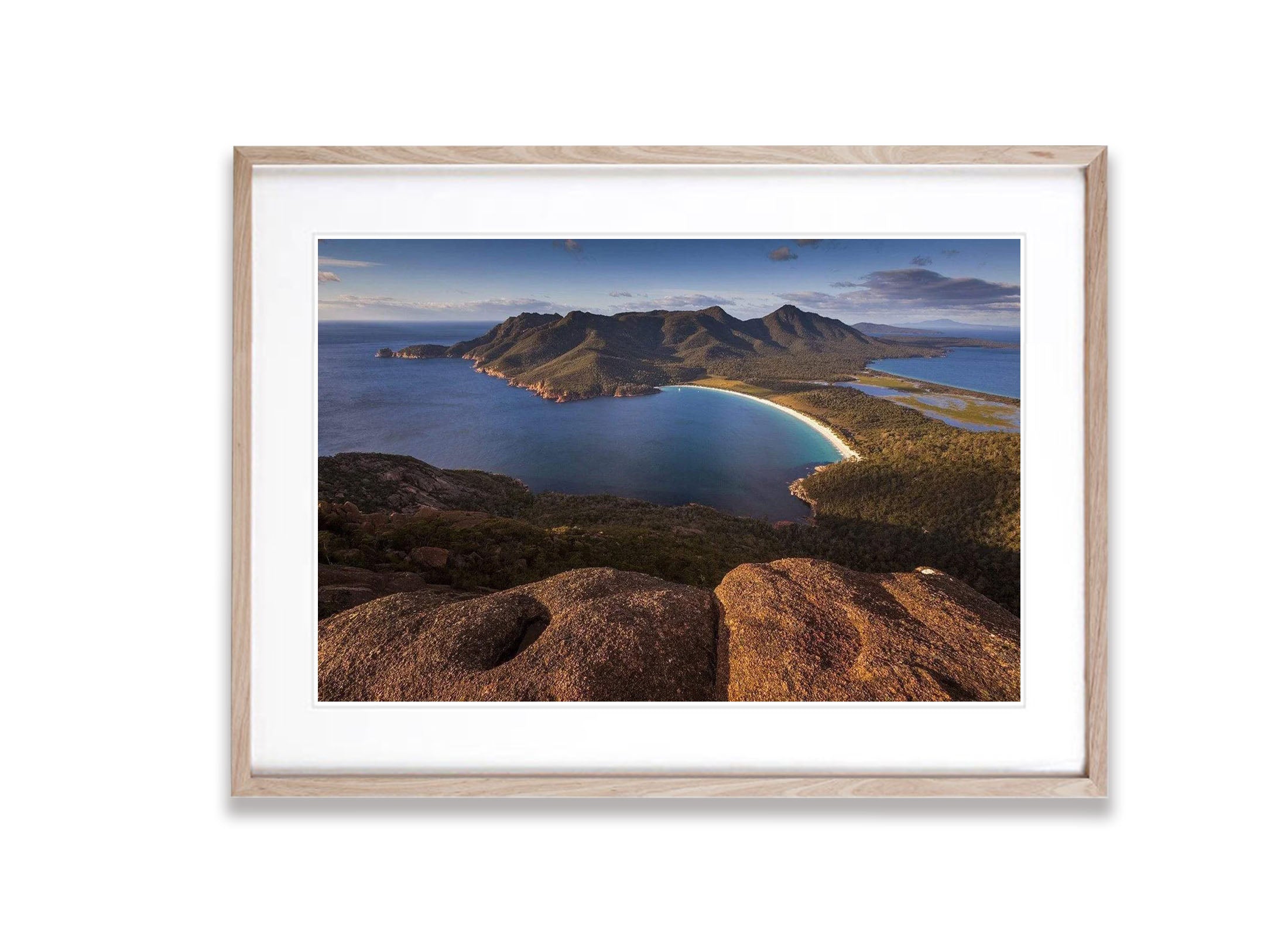 Wineglass Bay from Mt Amos, Freycinet, Tasmania