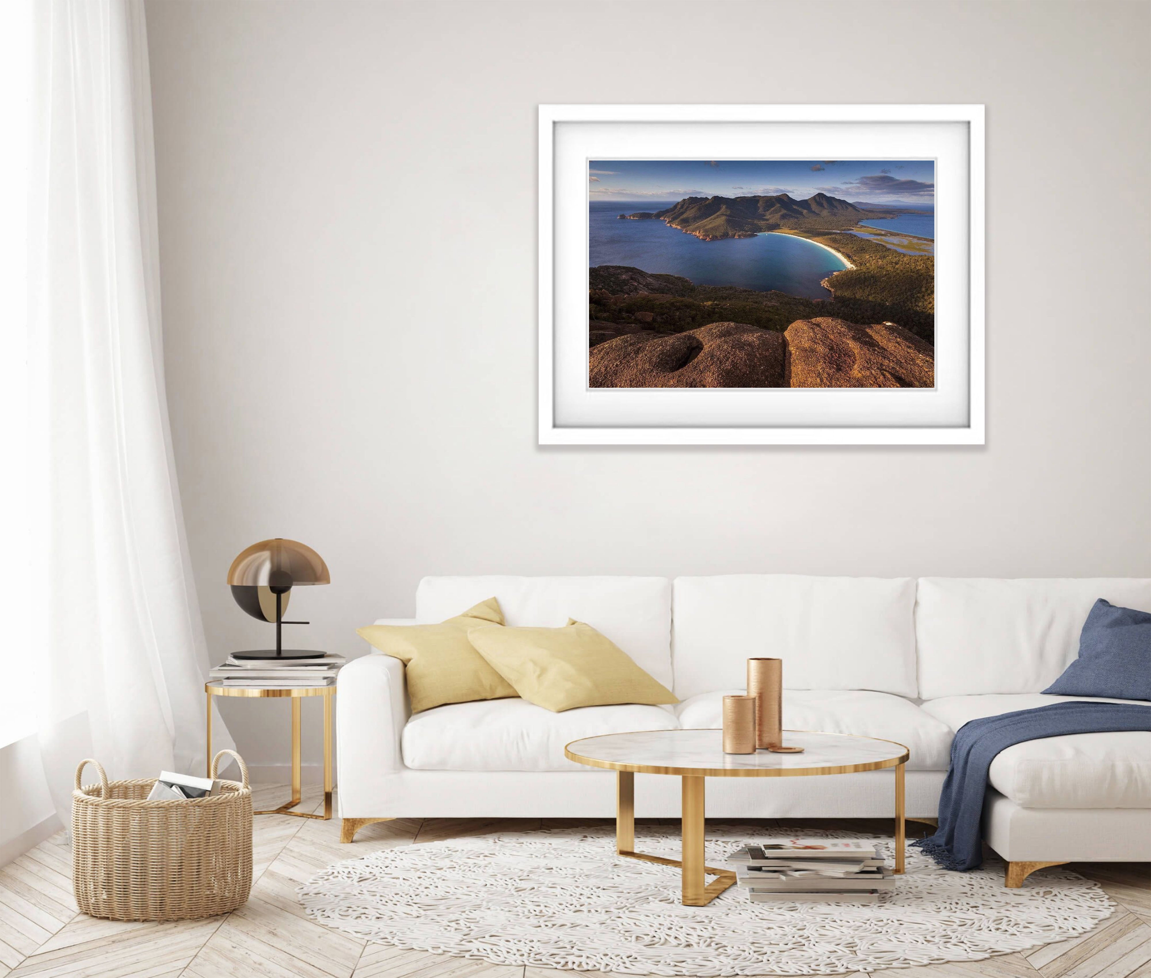 Wineglass Bay from Mt Amos, Freycinet, Tasmania