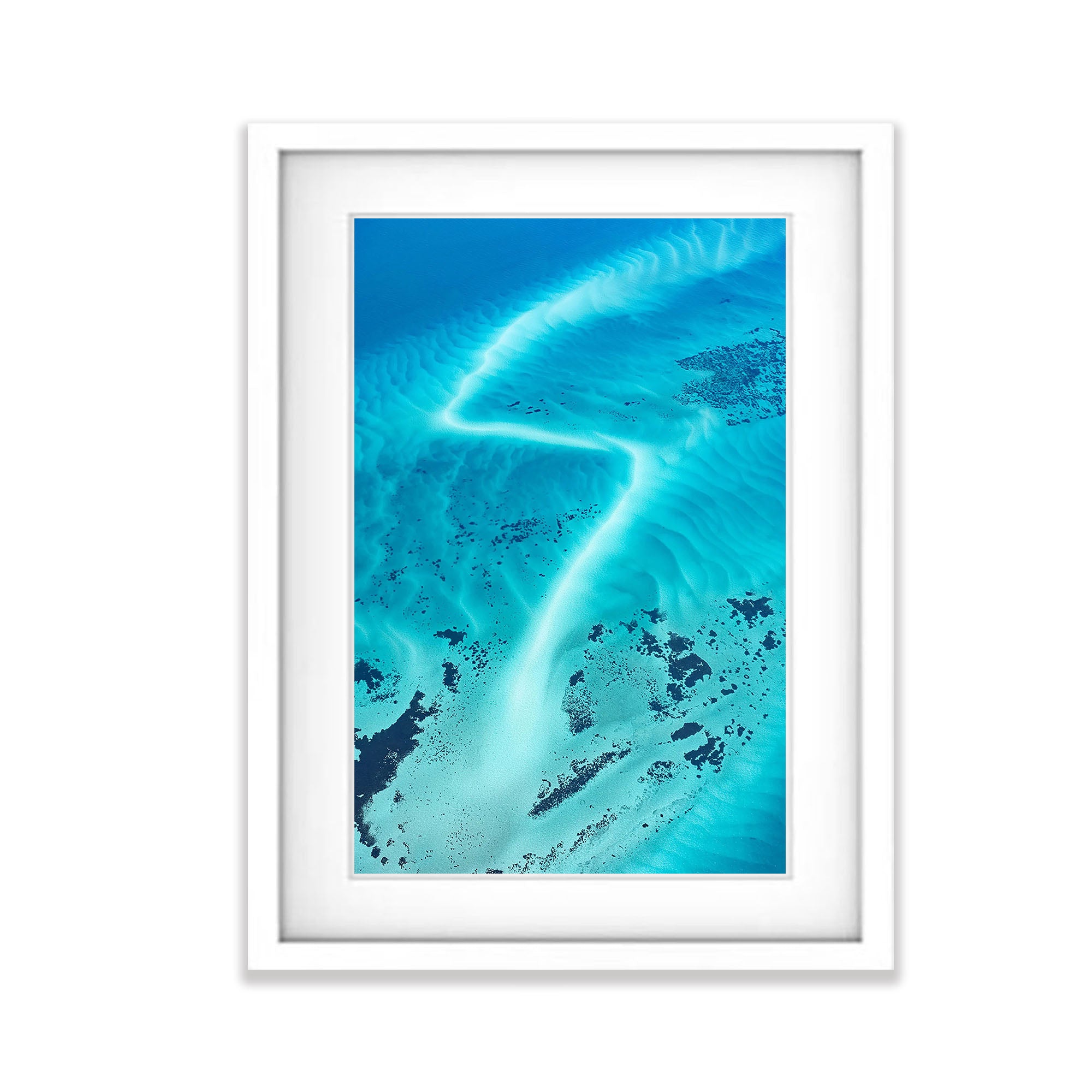 Z Sandbar, Shark Bay, WA Aerial