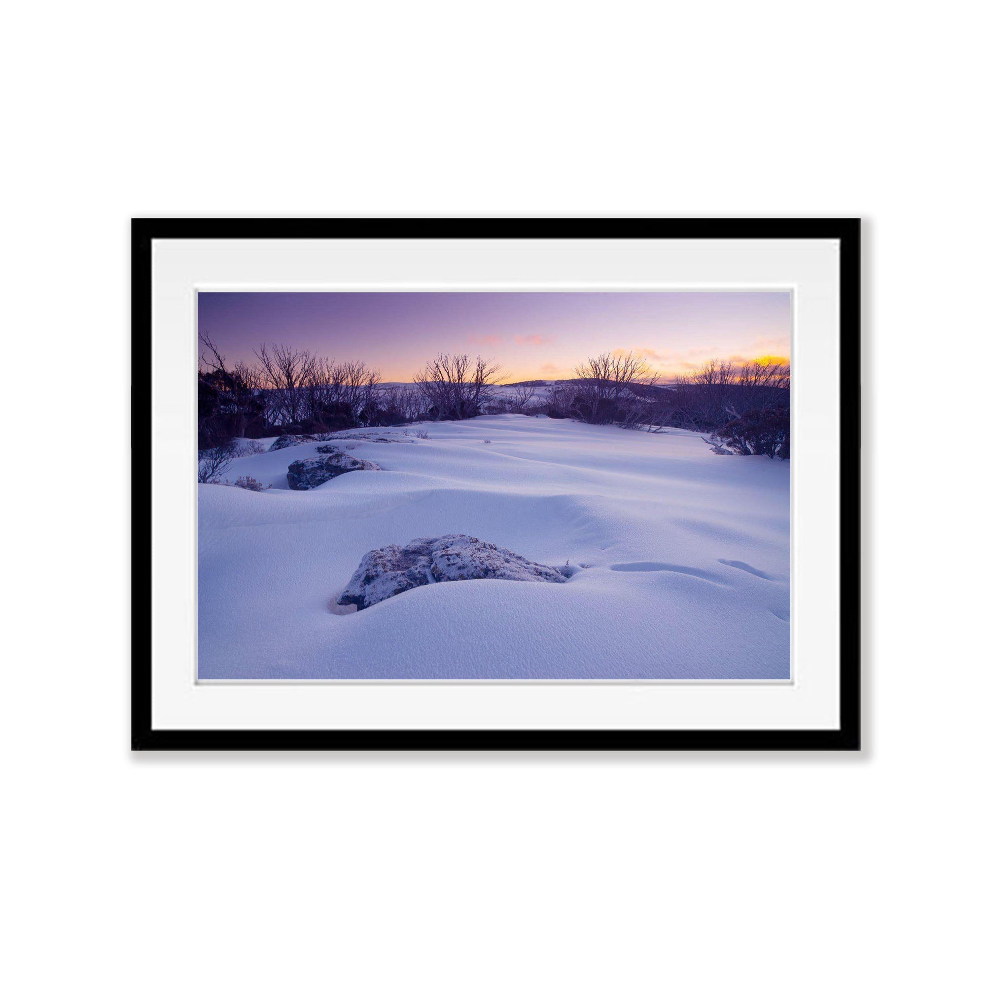 Alpine Dawn in winter, Falls Creek, Victoria