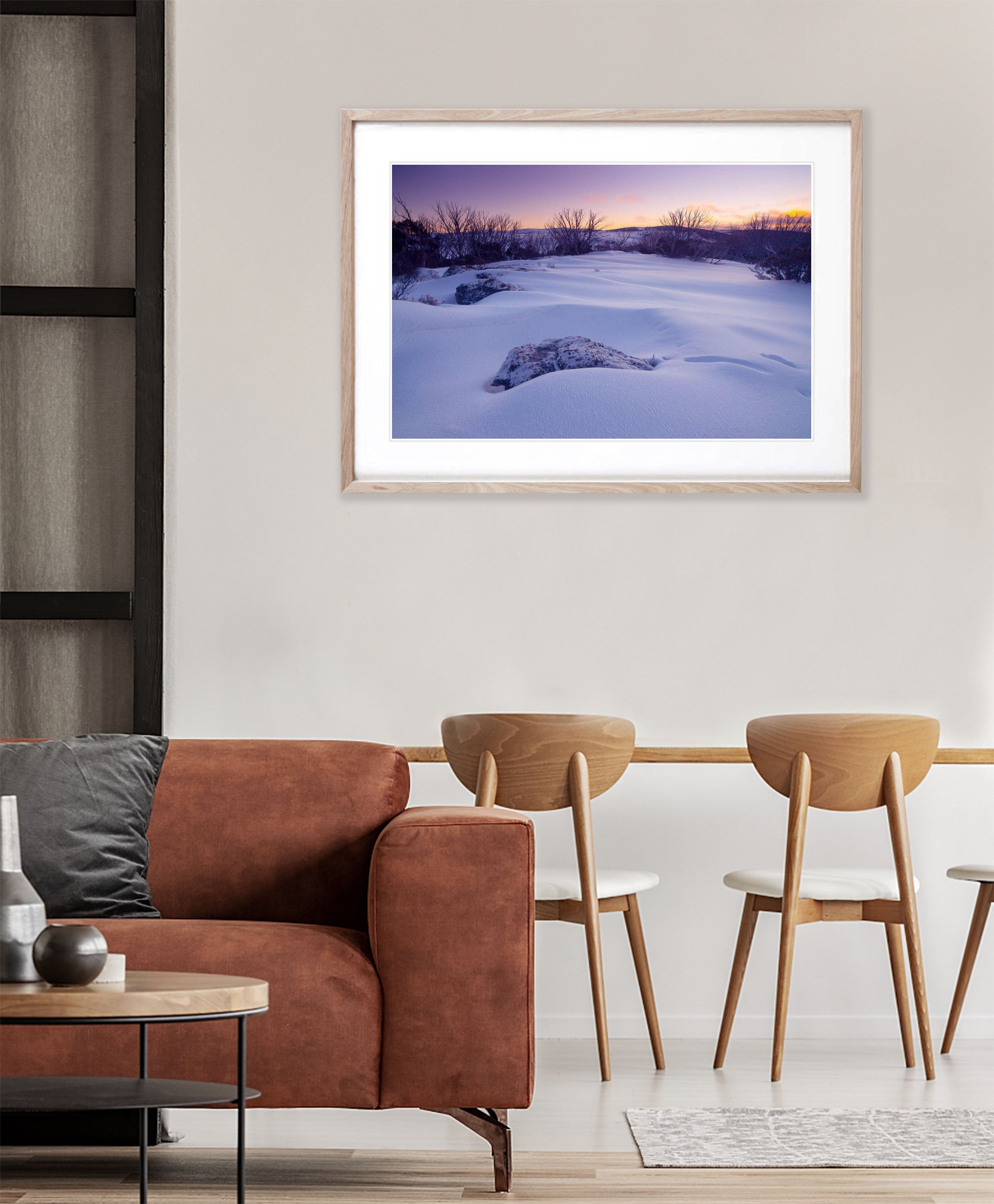Alpine Dawn in winter, Falls Creek, Victoria