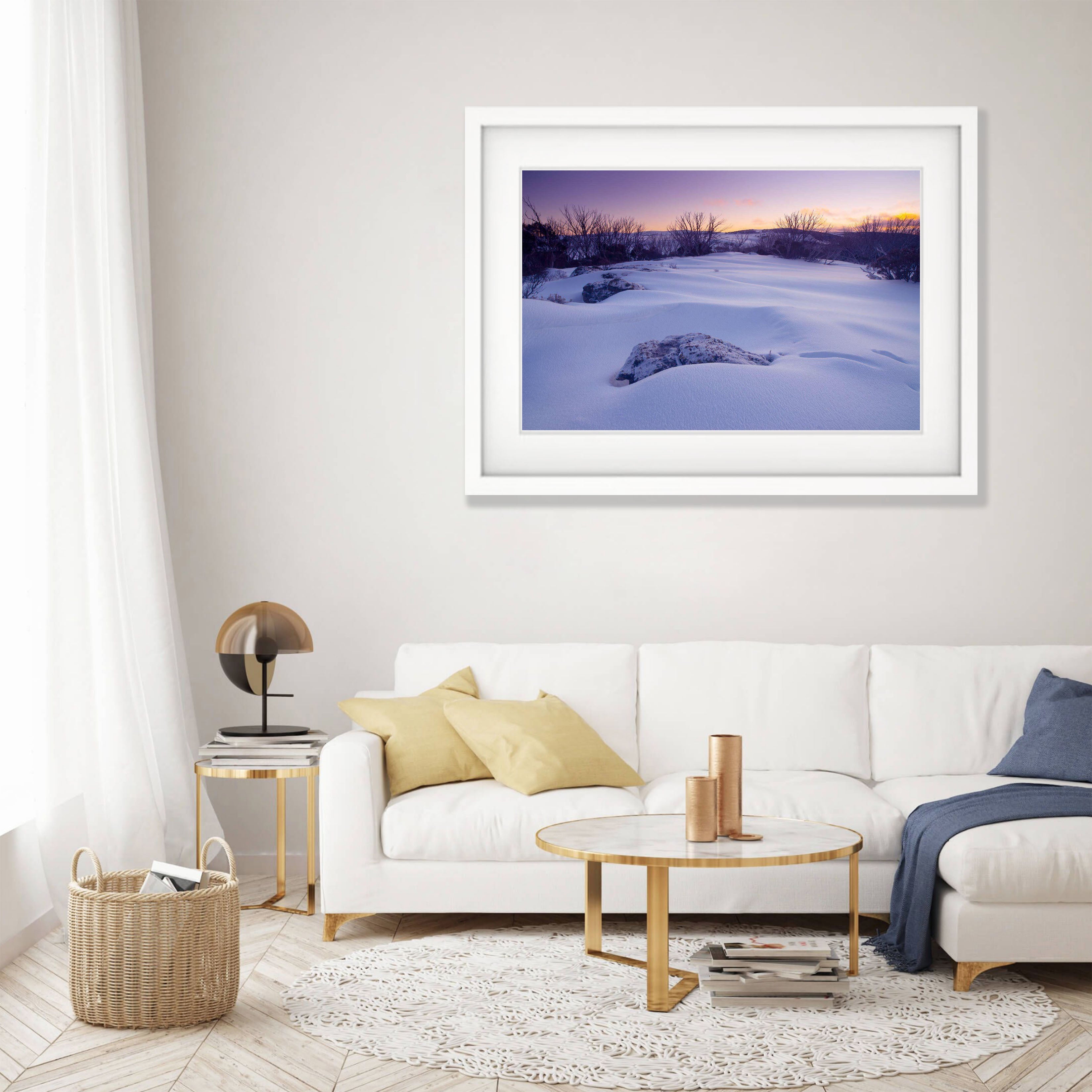 Alpine Dawn in winter, Falls Creek, Victoria