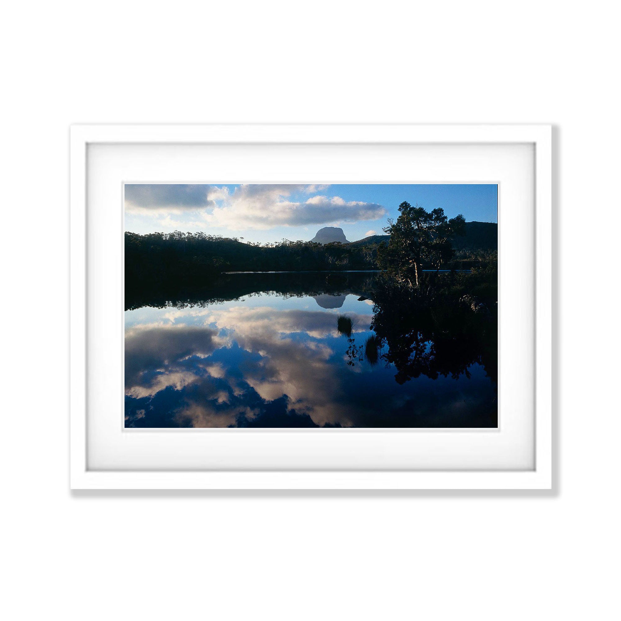 Barn Bluff reflected in Lake Windermere, Overland Track, Cradle Mountain, Tasmania