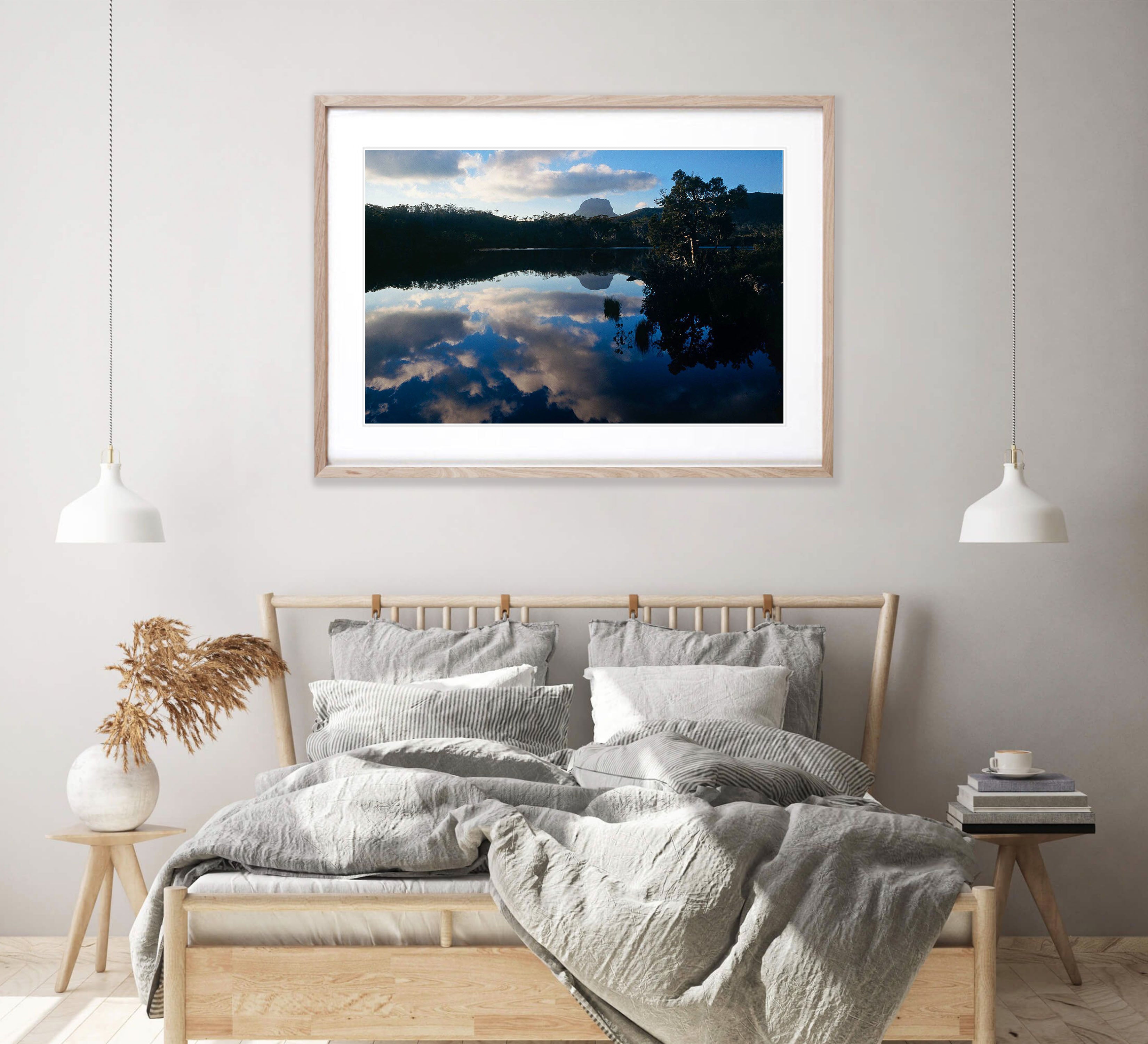 Barn Bluff reflected in Lake Windermere, Overland Track, Cradle Mountain, Tasmania