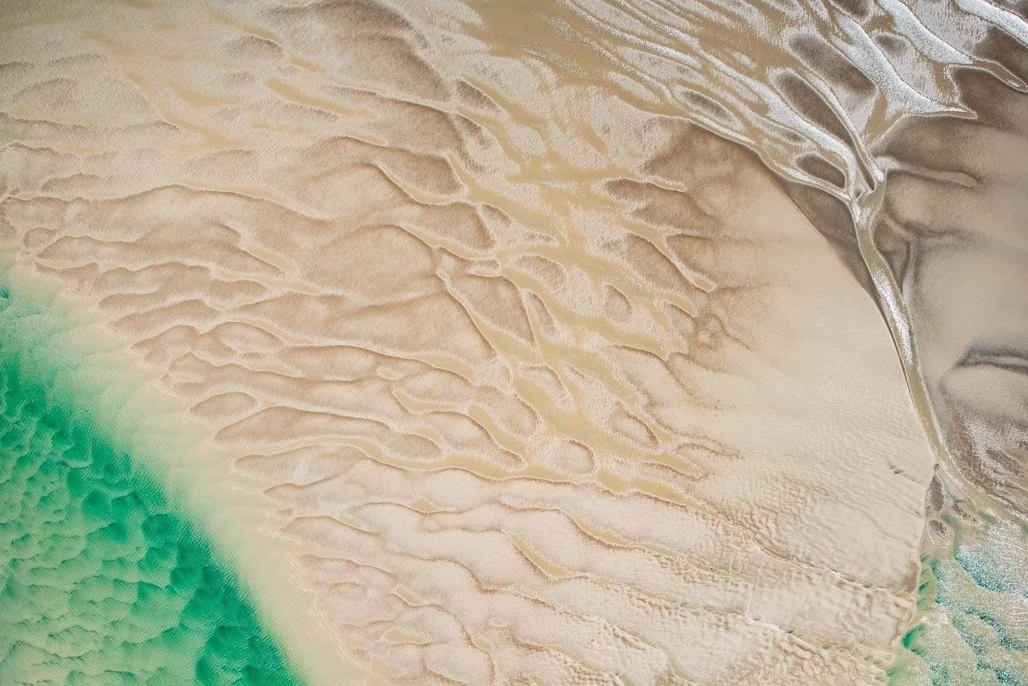 A beautiful texture of mustard break-like surface with some lines and curves, smoke and brown color on the right corner, and jelly green with some texture on the left bottom, Barred Creek Wall Print