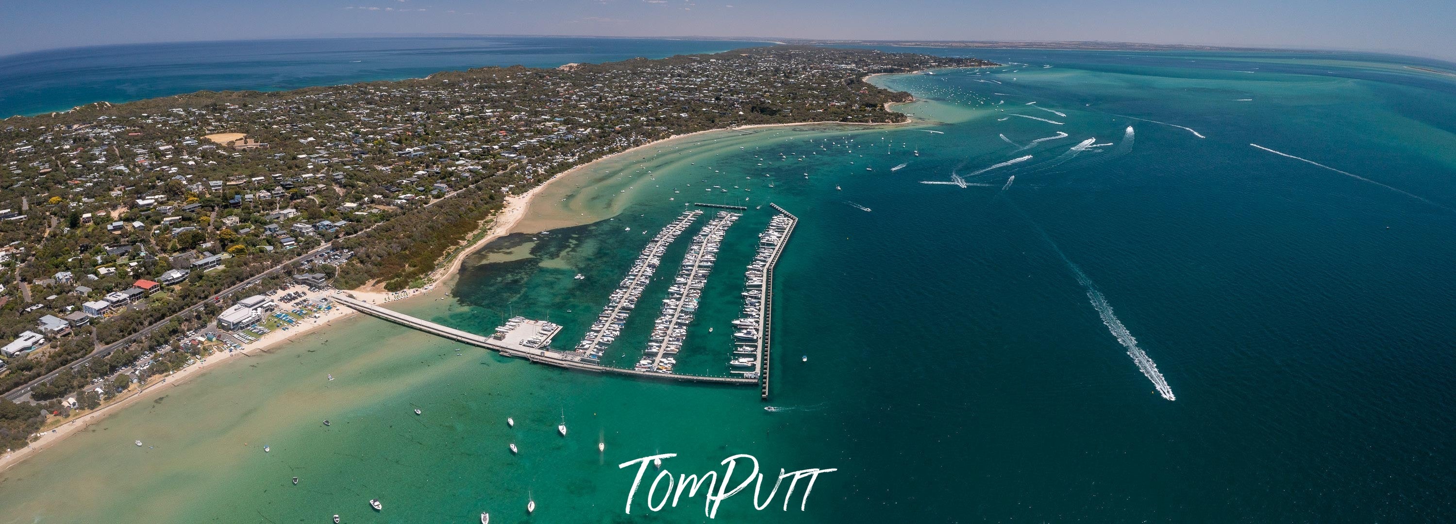 Blairgowrie Yacht Club from above