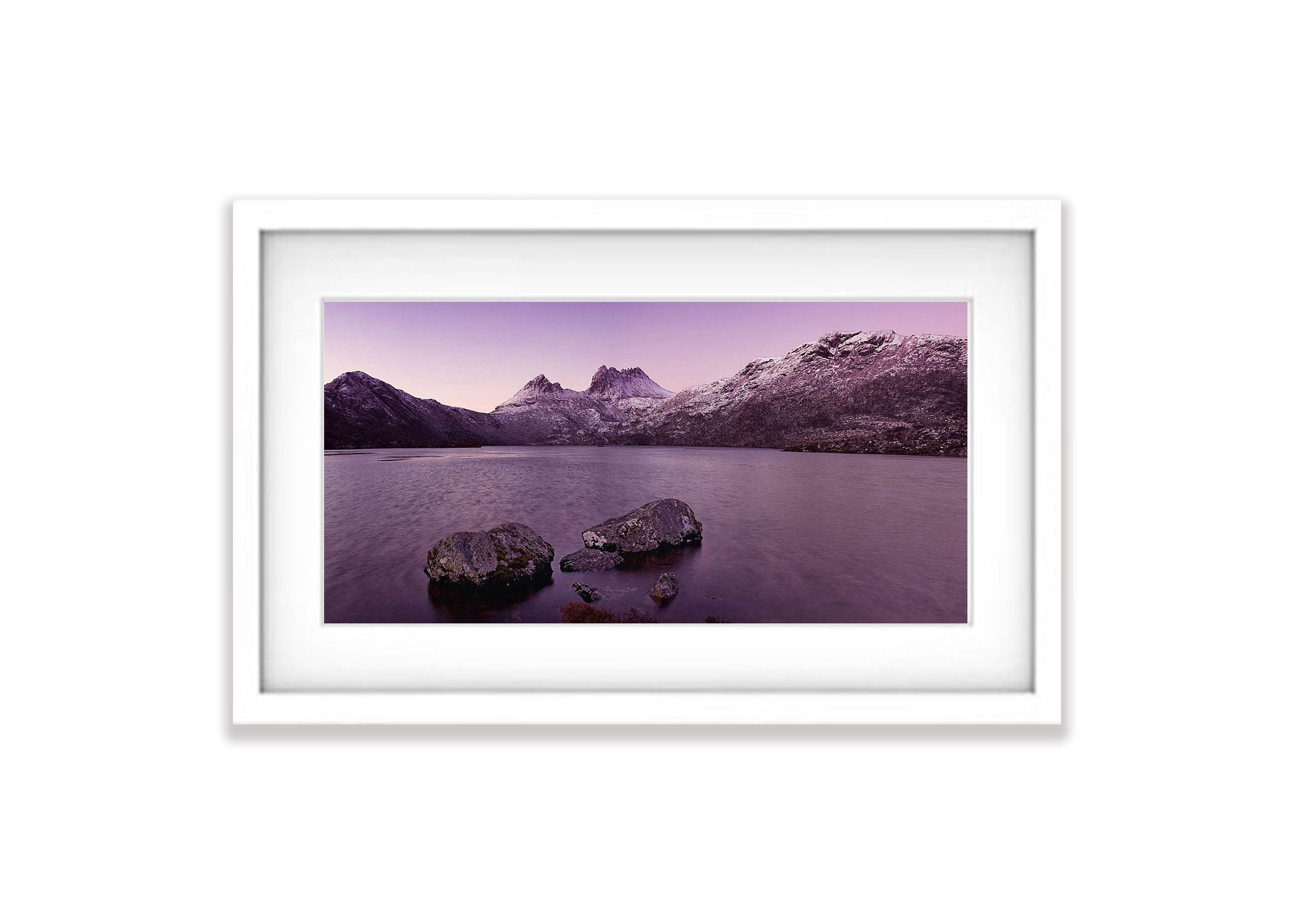 Cradle Mountain dawn with snow, Tasmania