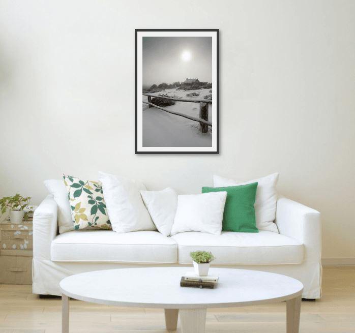 Craig's Hut Snowscape-Tom-Putt-Landscape-Prints