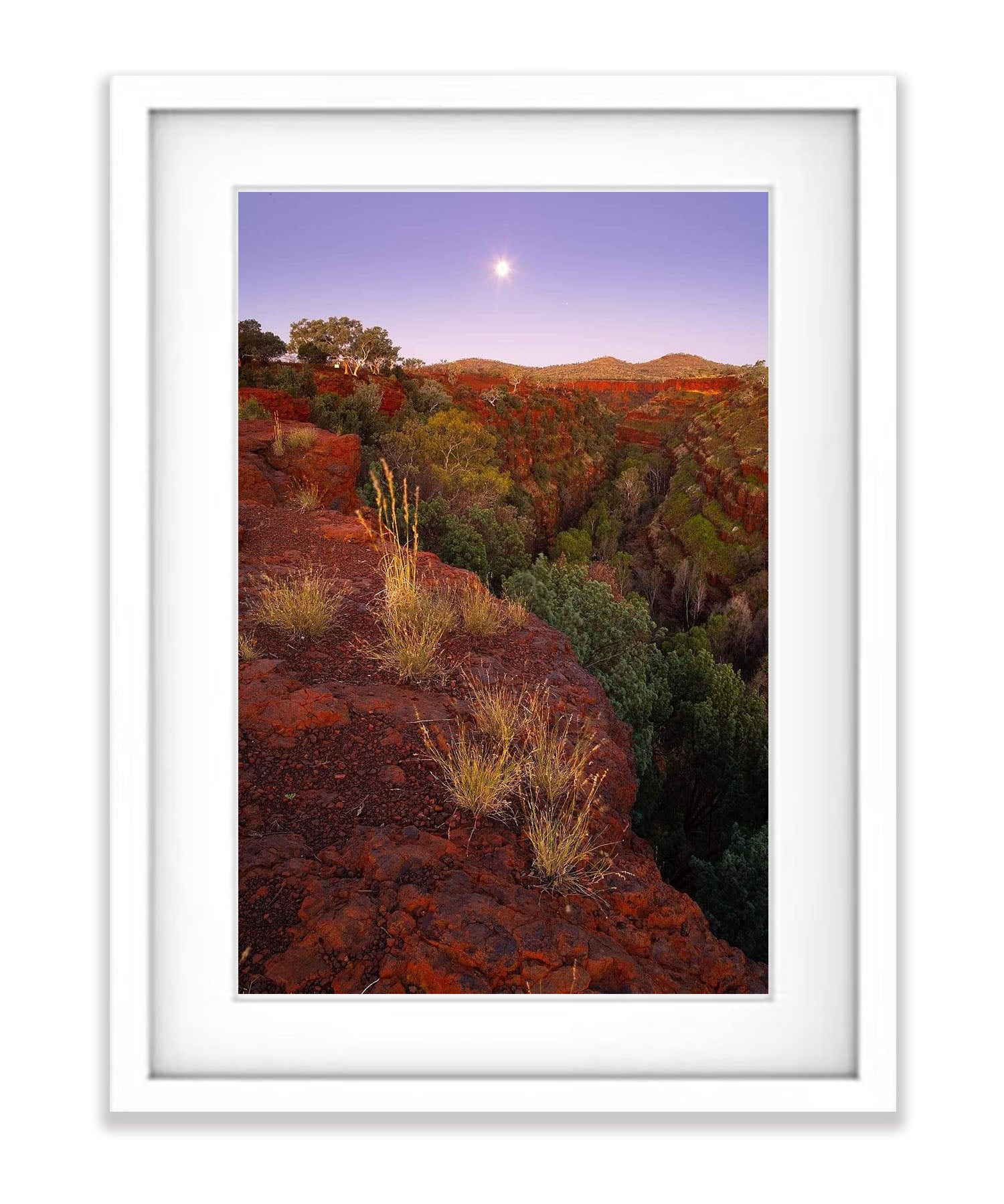 Dales Moonrise - Karijini, The Pilbara